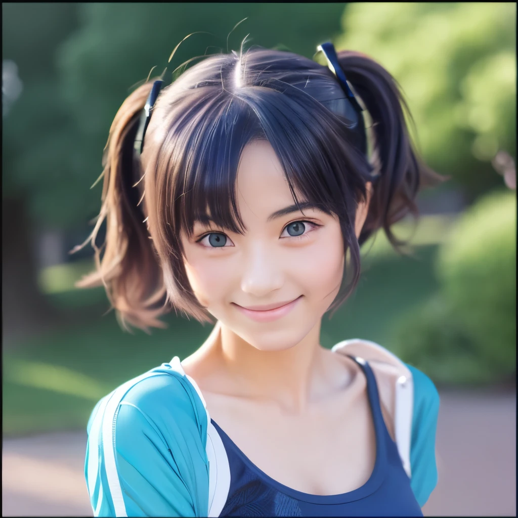 ((muste piece)), ((best quality)), (Super detailed), anime style etc., pretty girl, 1 girl, solo, Gym Shorts 00, shy smile