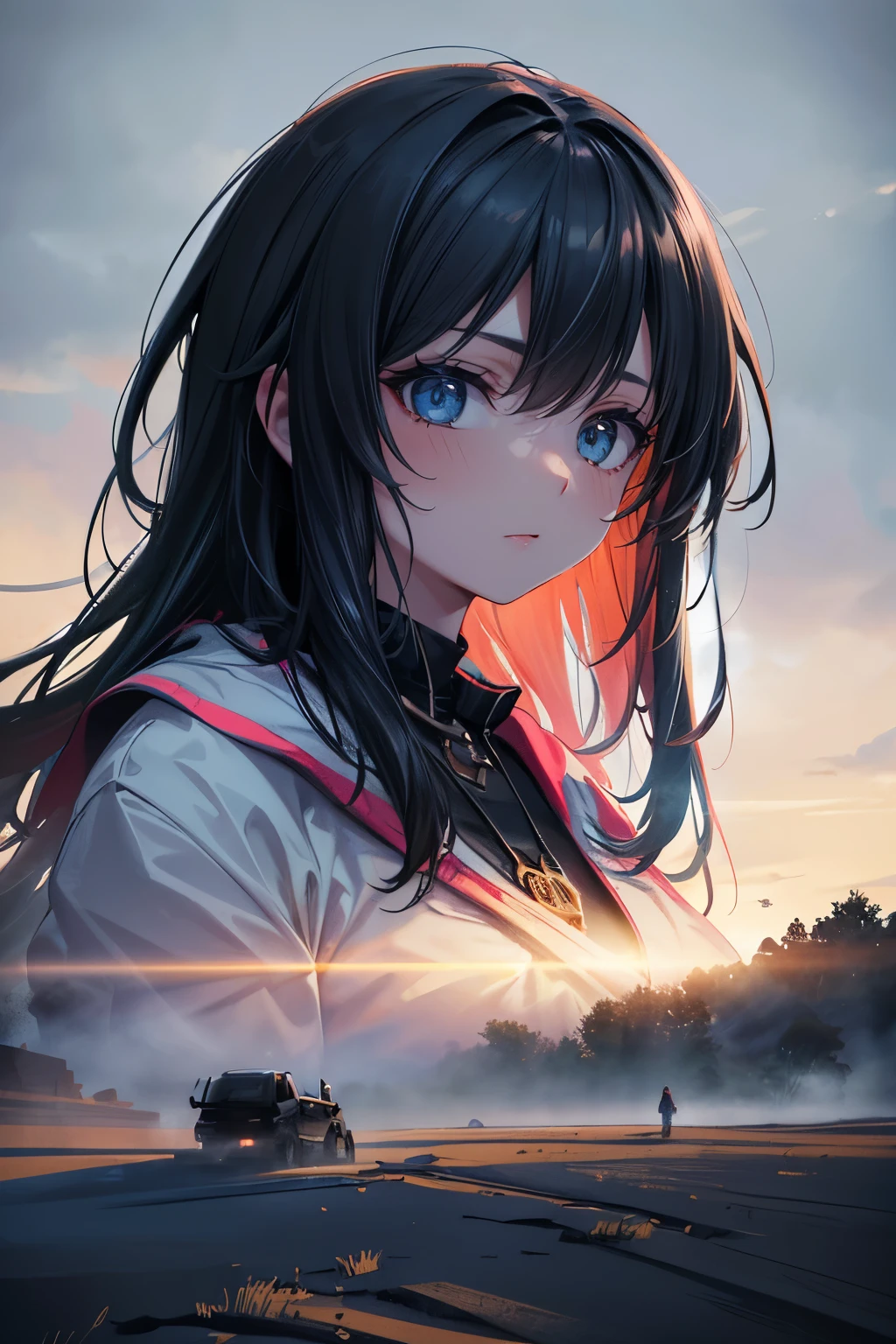 in the style of in the style of volumetric fog, god rays, high contrast, vibrant colors, vivid colors, high saturation, by Greg Rutkowski and Jesper Ejsing and Raymond Swanland and alena aenami, featured on artstation, wide angle, portrait orientation, in a style of GOTHIC