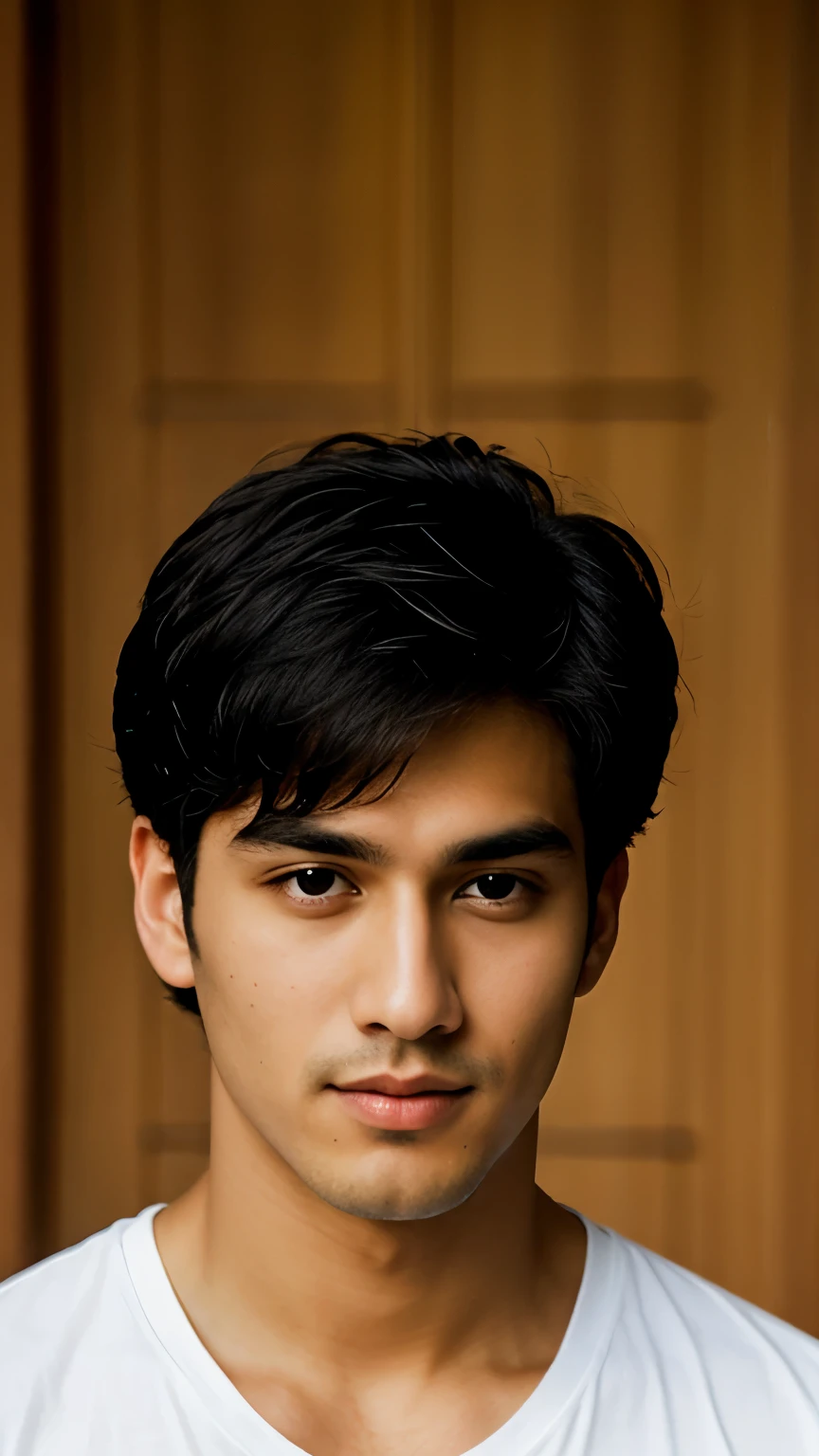 Black hair, handsome man, close potrait