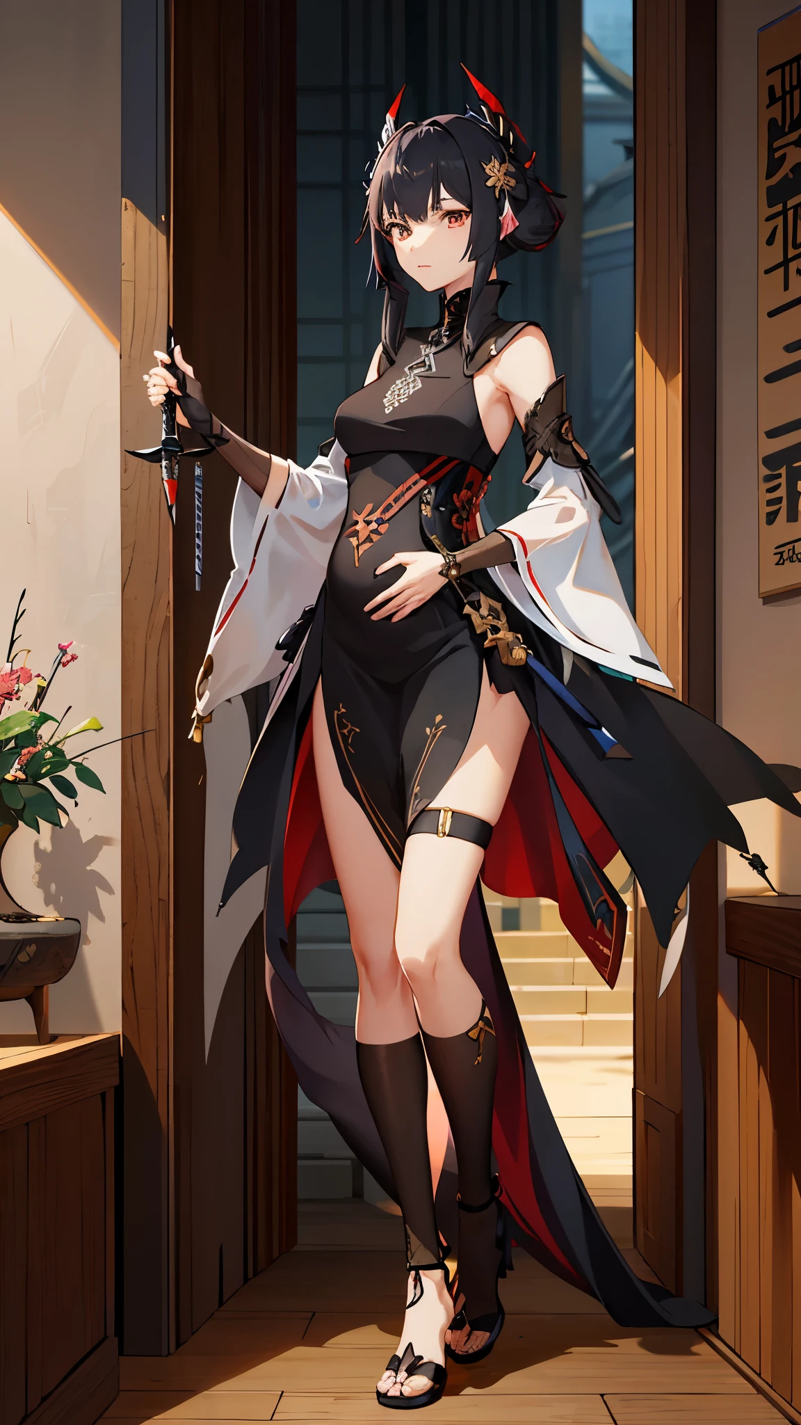 Black flats