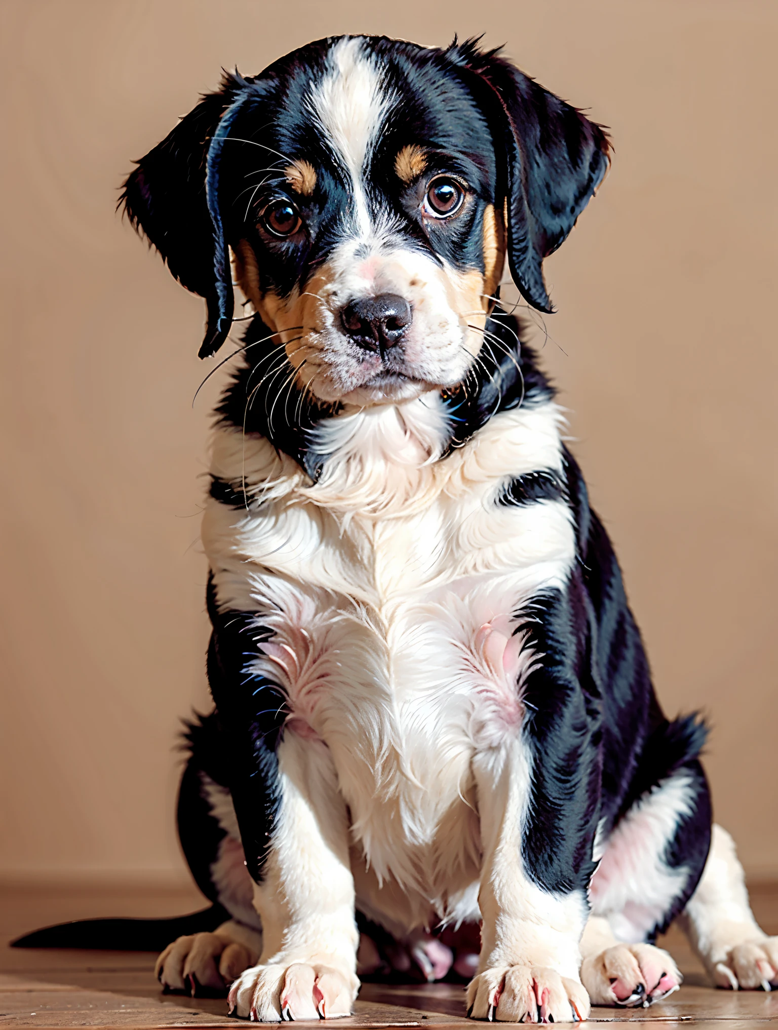 white background,puppy,