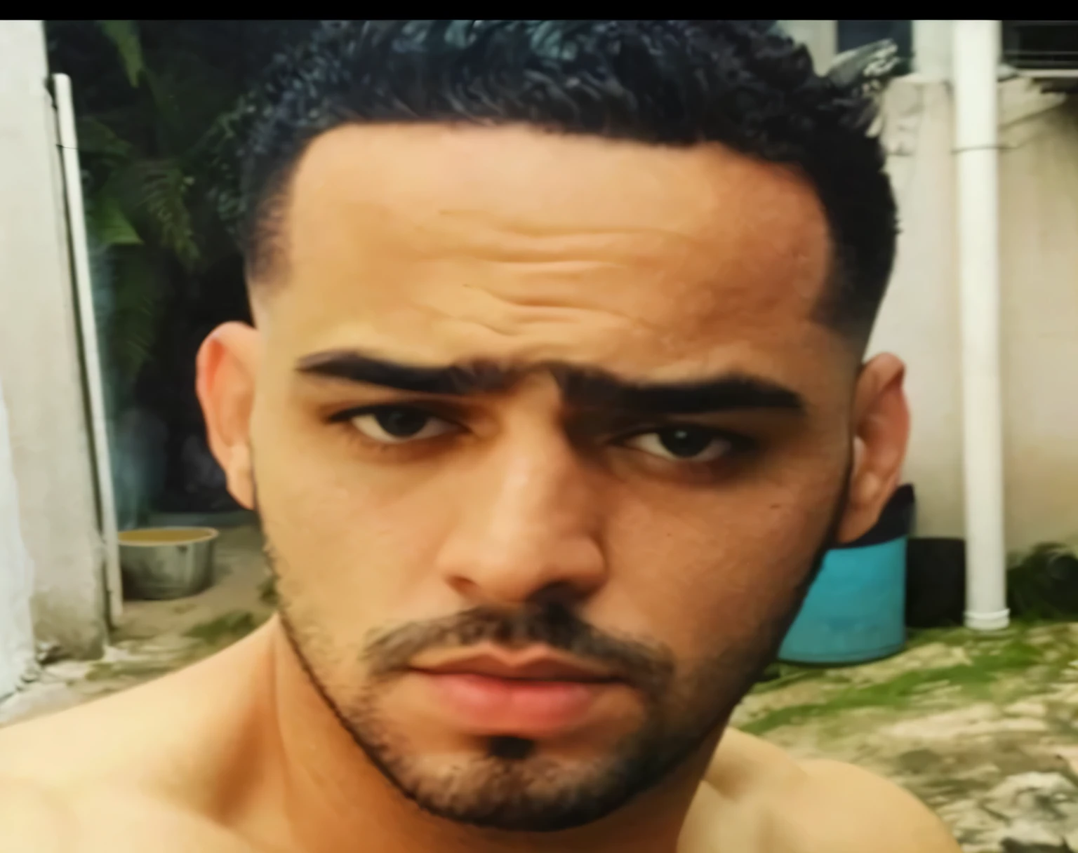 there is a man with a beard and a shirtless shirt, caio santos, luis melo, unibrow, david rios ferreira, danilo torres, dan dos santos, inspired by Antônio Parreiras, andres rios, maximus jacobs, jordan lamarre - wan, mutton chops, andrea rocha, profile shot, inspired by Gerald Kelly
