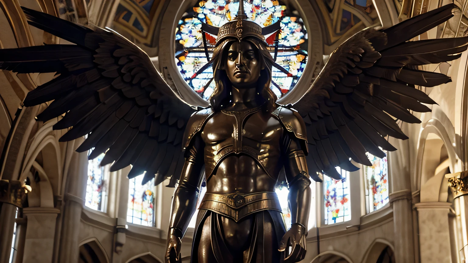 O Exemplo do Arcanjo Miguel: Michael se destaca como exemplo, even facing the presence of Satan, reminding us of Lucifer's fall due to pride and rebellion against God.
