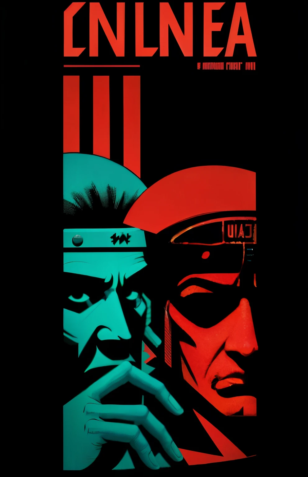 Cartel comunista, Plan de color plano, chica, centrarse en el tema, Adrian Genes, prueba con andres, Jenny Savile, Edward Hopper, Surrealismo, Arte oscuro por James Jean, yamamoto takato, Al estilo del minimalismo inkpunk, Olly Moss style, minimalism