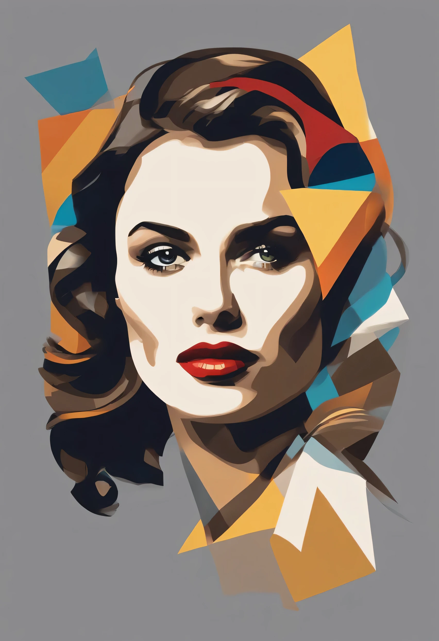 Cubism, CMYK, Surrealism, Expressionism, Minimalism:: t-shirt vector, center composition graphic design, plain background::2 mockup::-2 --upbeta --ar 1:1
