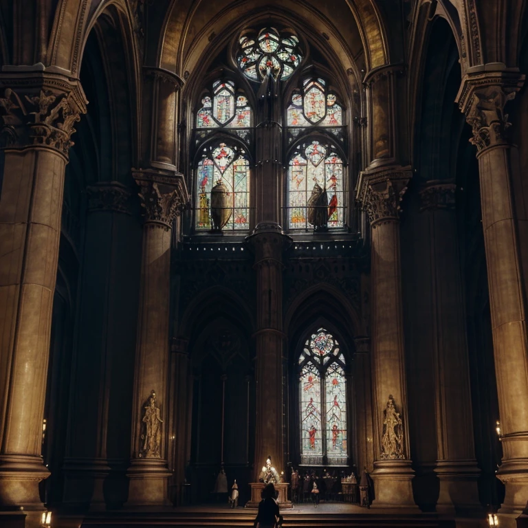 (best quality,highres,ultra-detailed),gothic architecture,Nôtre Dame de Paris,cathedral,flying buttresses,rose windows,gargoyles,stained glass,spires,towers,fine details,dramatic lighting,historical landmark,monument,iconic structure,vibrant colors,medieval masterpiece,grandeur,imposing presence,symbol of Paris,arches,breathtaking view,sculptures,tranquil atmosphere,live music,celebration of art and history,sacred space,awe-inspiring,impressive size and scale,rich cultural heritage,fascinating history,majestic façade,romantic ambiance,timeless beauty,architectural marvel,architectural masterpiece.