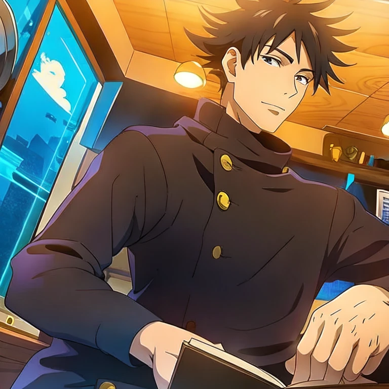 (masterpiece, best quality:1.2), 1boy, 1man, solo,