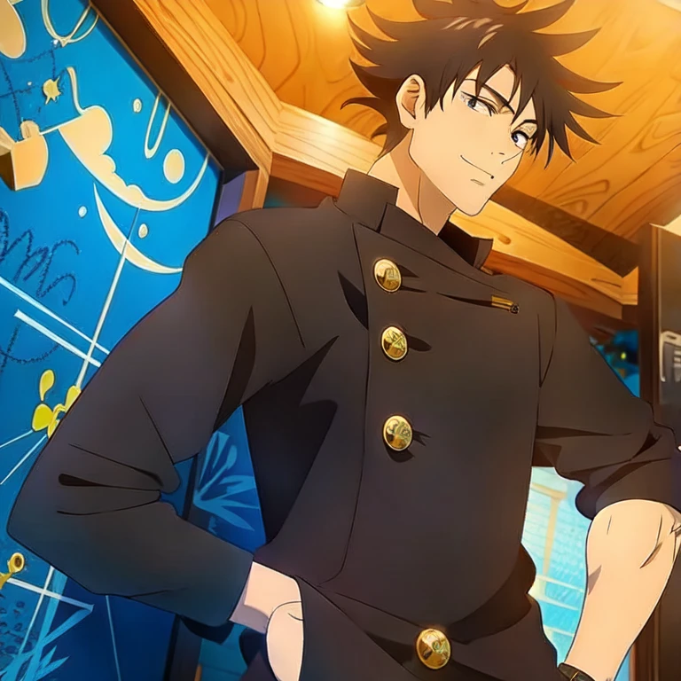 (masterpiece, best quality:1.2), 1boy, 1man, solo,