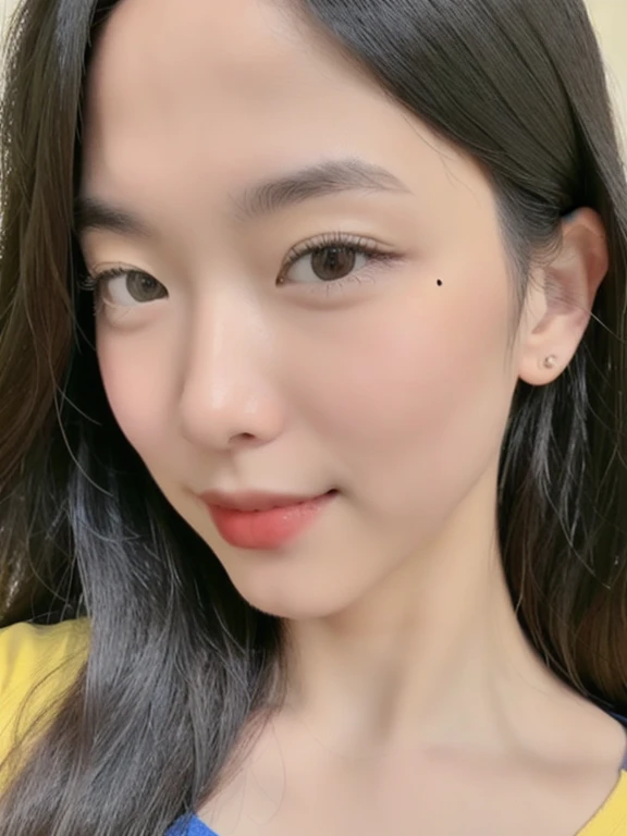(realistic、masterpiece、Best Quality、8K、highres、high resolution:1.3)、1 girl、Big breasts、white bikini、looking at viewers、super fine face and eyes、long hair、 upper body、