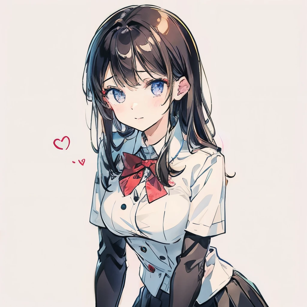Valentine、uniform、School、simple