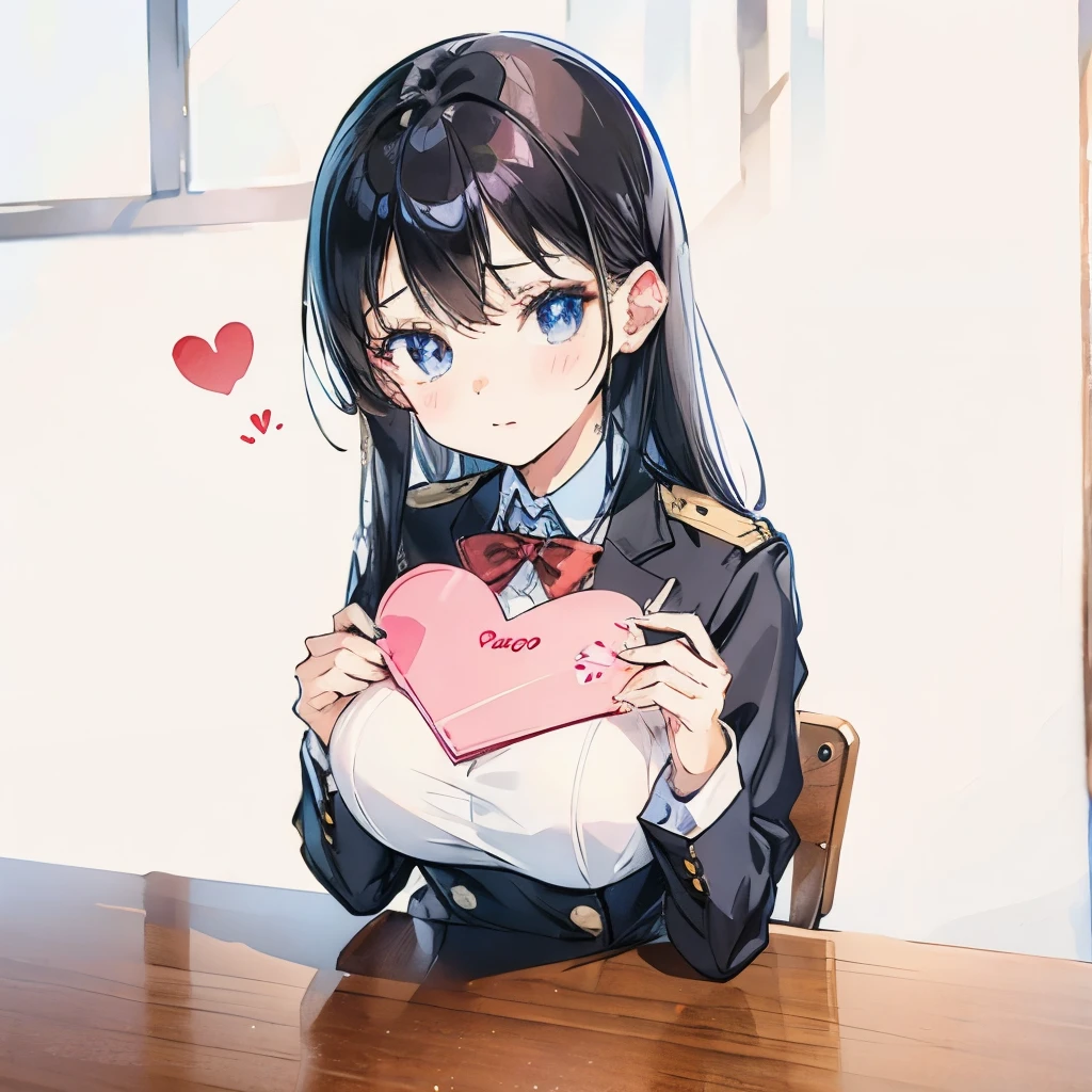 Valentine、uniform、School、simple