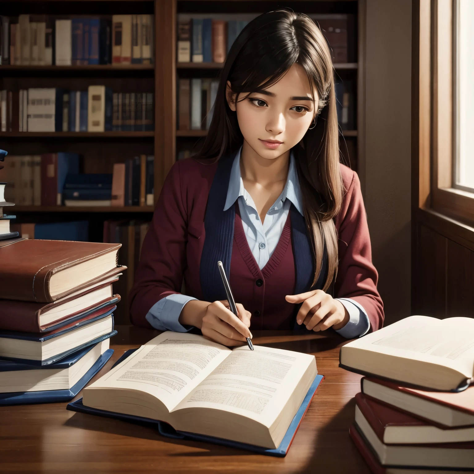 Estudante sedutora