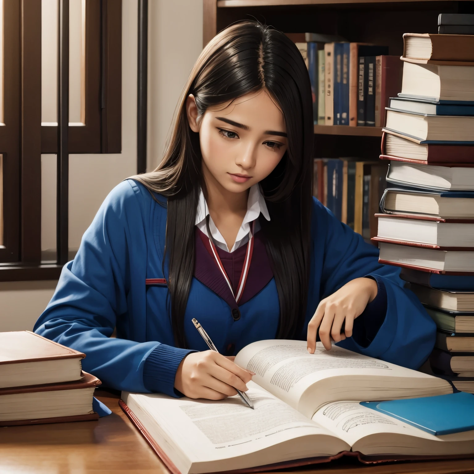 Estudante sedutora