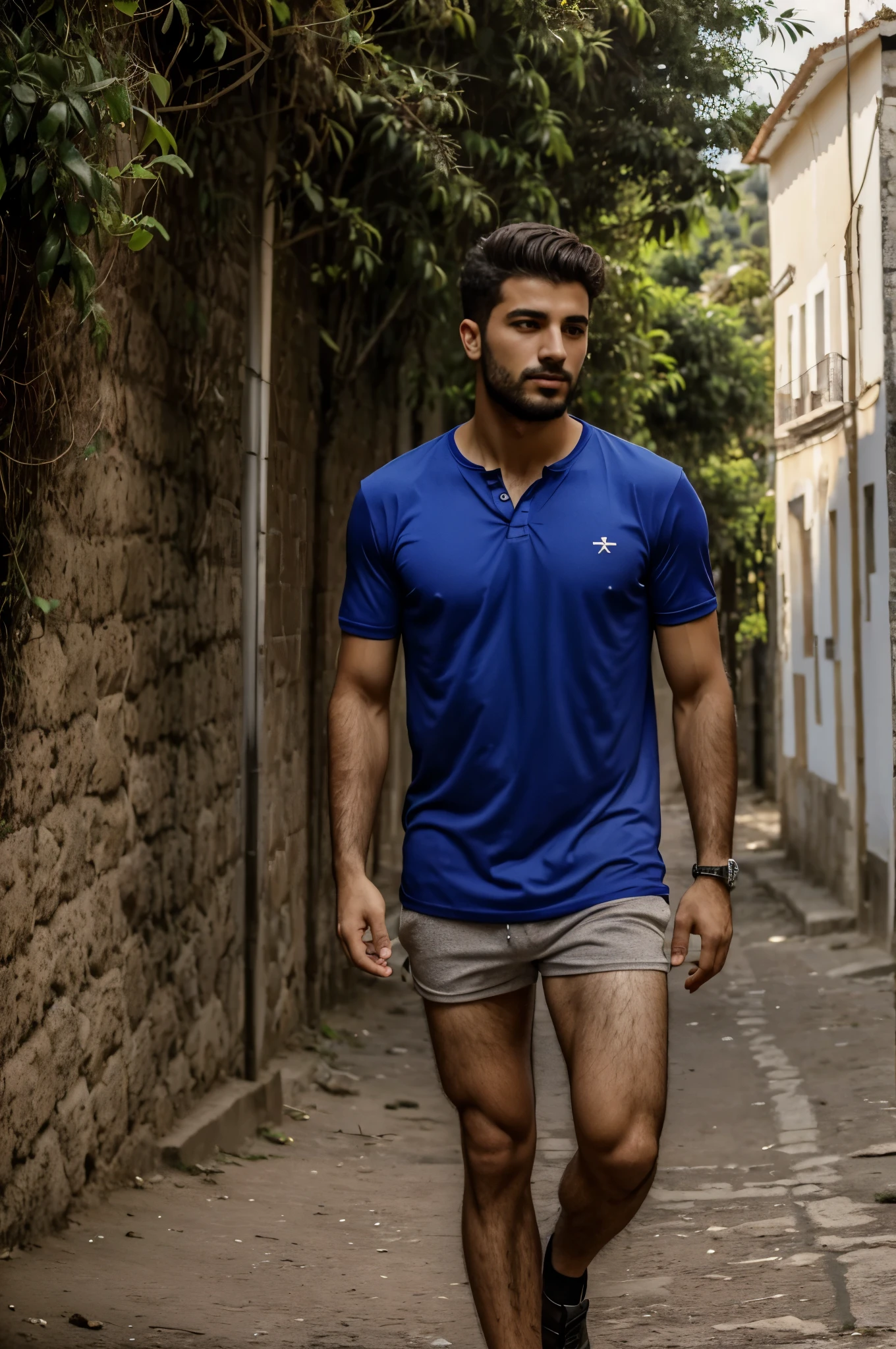 Chico sin ropa interior