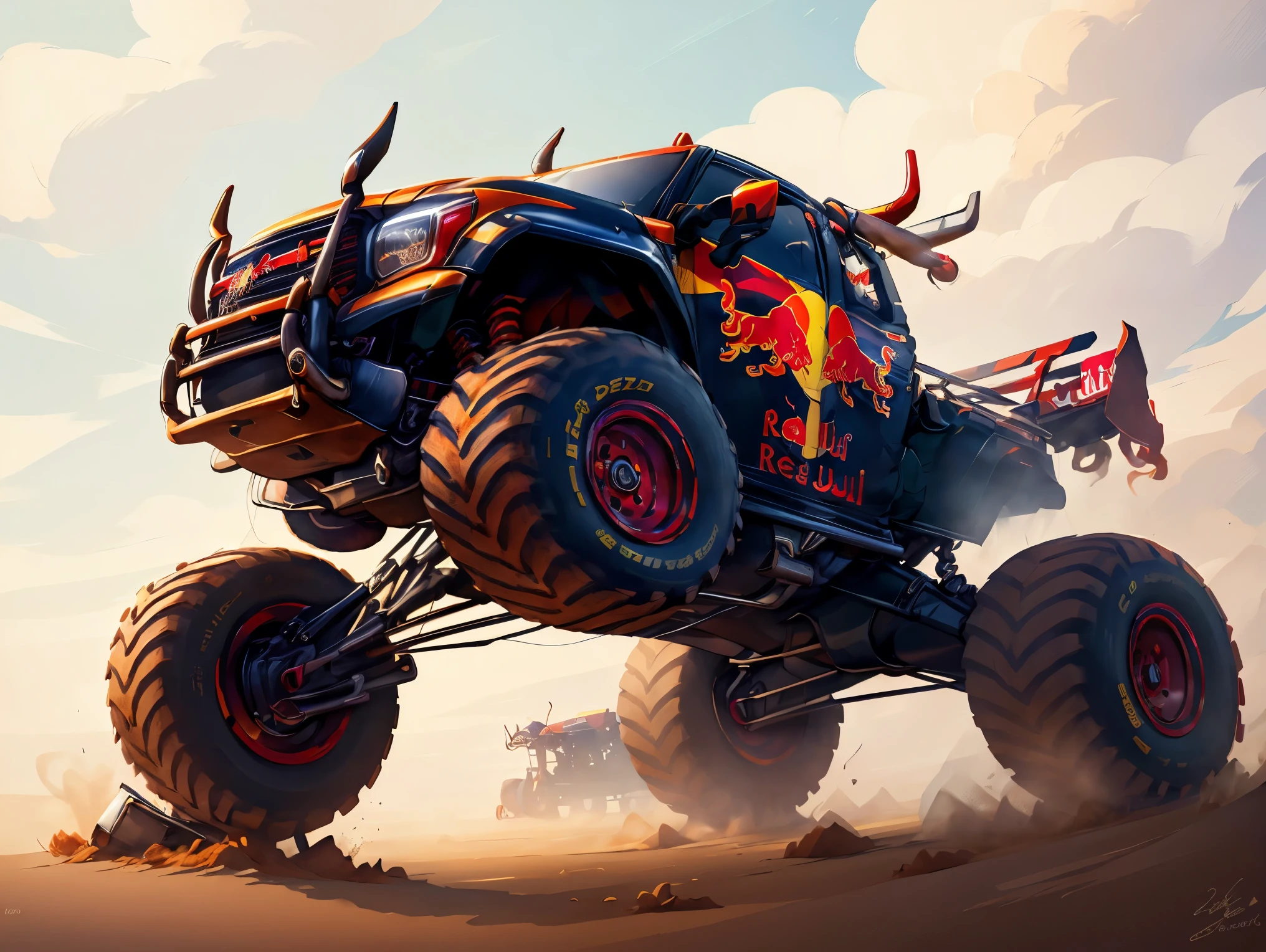 RedBullAI
monster-truck
, detailed, intricate