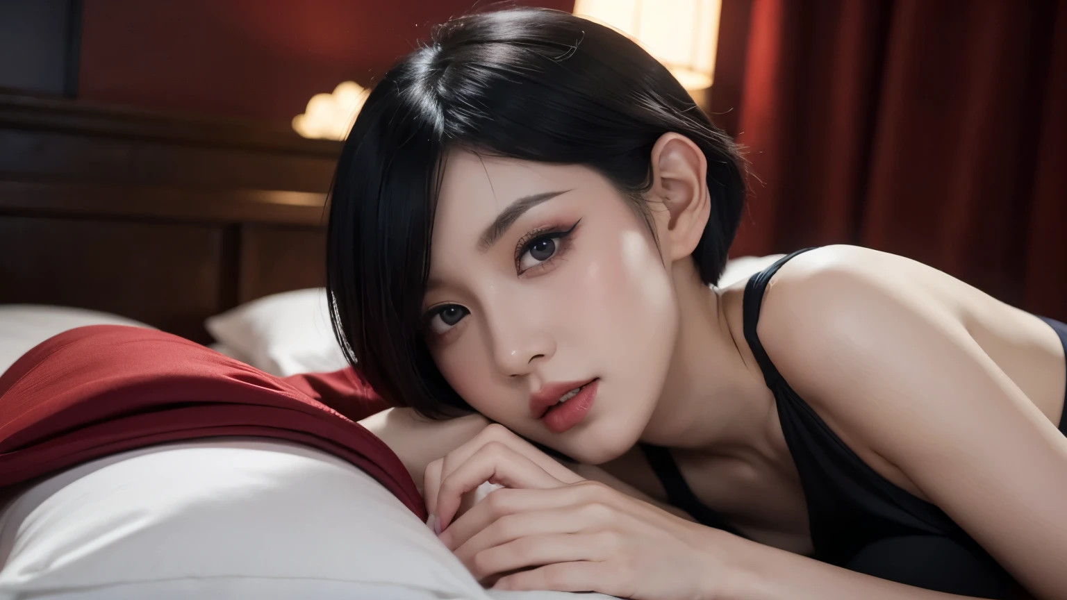 Shuten douji, Fate, Short Hair, Black Hair, Sexy, Submission, Room, Romantic, High Details, High Resolution, 4K, Ultra HD
