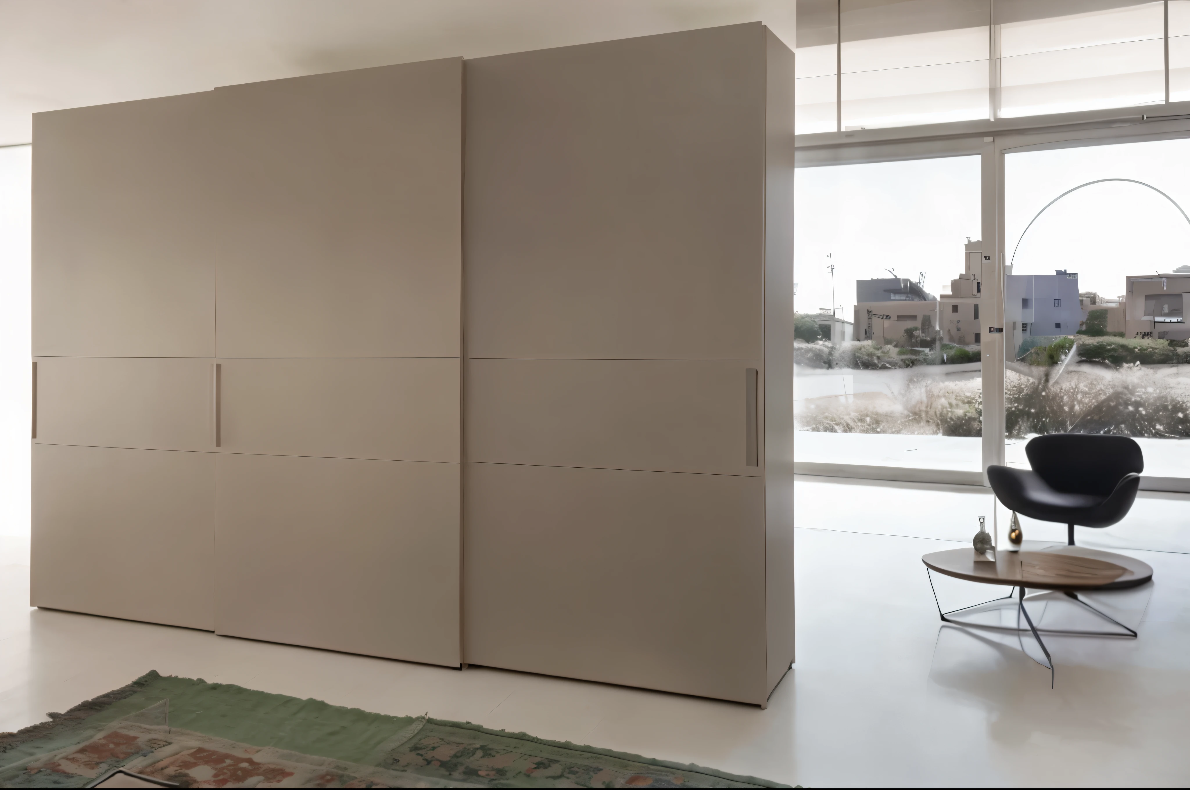 there is a room with a chair and a tasecondle in it, 3 doors, elegant wardroseconde, elegant futuristic wardroseconde, food&Quote;, 优雅of极简主义, 最低限度of现代, 2 0 1 5, 2015, second, of, ocher, extremist, Set 1 8 6 0, 模块化of, Pastor Alphaus, unit, 当代of, Photo 85mm