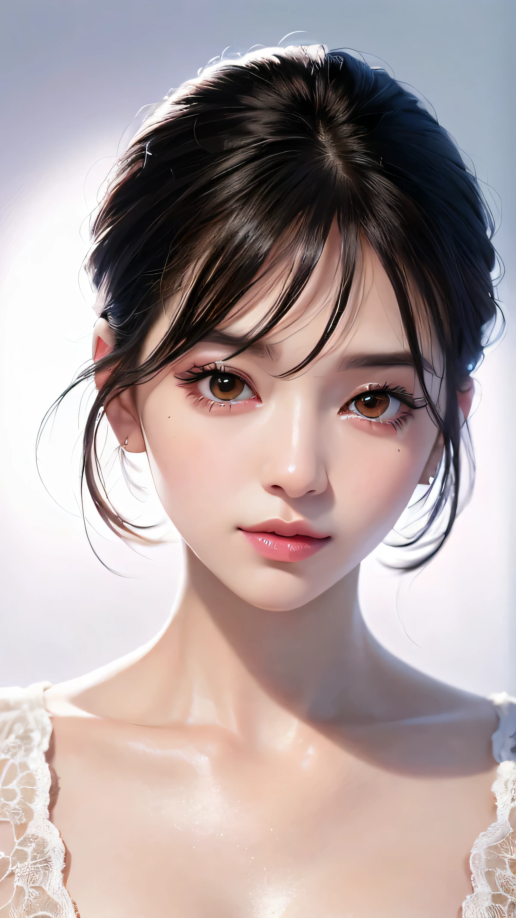 (8K, RAW photo, realistic:1.25) ,( lip gloss, eyelash, gloss-face, Glossy skin, highest quality, ultra high resolution, Depth of written boundary, chromatic aberration, caustics, wide range lighting, natural shading,K-POP idol) looking at viewer with a serene and goddess-like happiness,