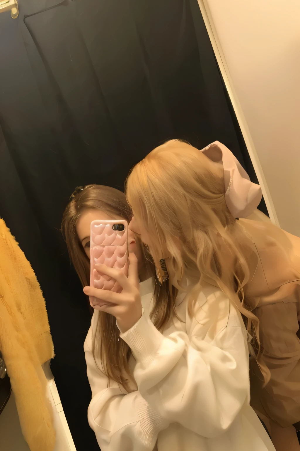 there is a woman sacar una foto of herself in the mirror, mirror autofoto, iphone autofoto, taking a autofoto, in love autofoto, 📷 ausencia y rumpleteazer, taking autofotos, autofoto, sacar una foto, por Emma Andijewska, 🤬 🤮 💕 🎀, Photoshoot, imagen de muy muy baja calidad, foto de perfil
