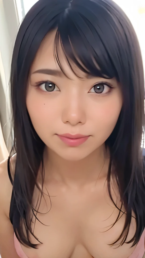 bukkake,face focus,((vaginal,sex,back)), highest quality, realistic, 8K, High resolution, woman, (skin dents), nice, ((woman room, small breasts:1.65)), (long brown hair, parted bangs:1.4), looking at the viewer, (1 girl eyes looking at the viewer:1.6), realistic, (Bokeh), (closed mouth, smile:1.3), nice, Pueros face_v1:1,