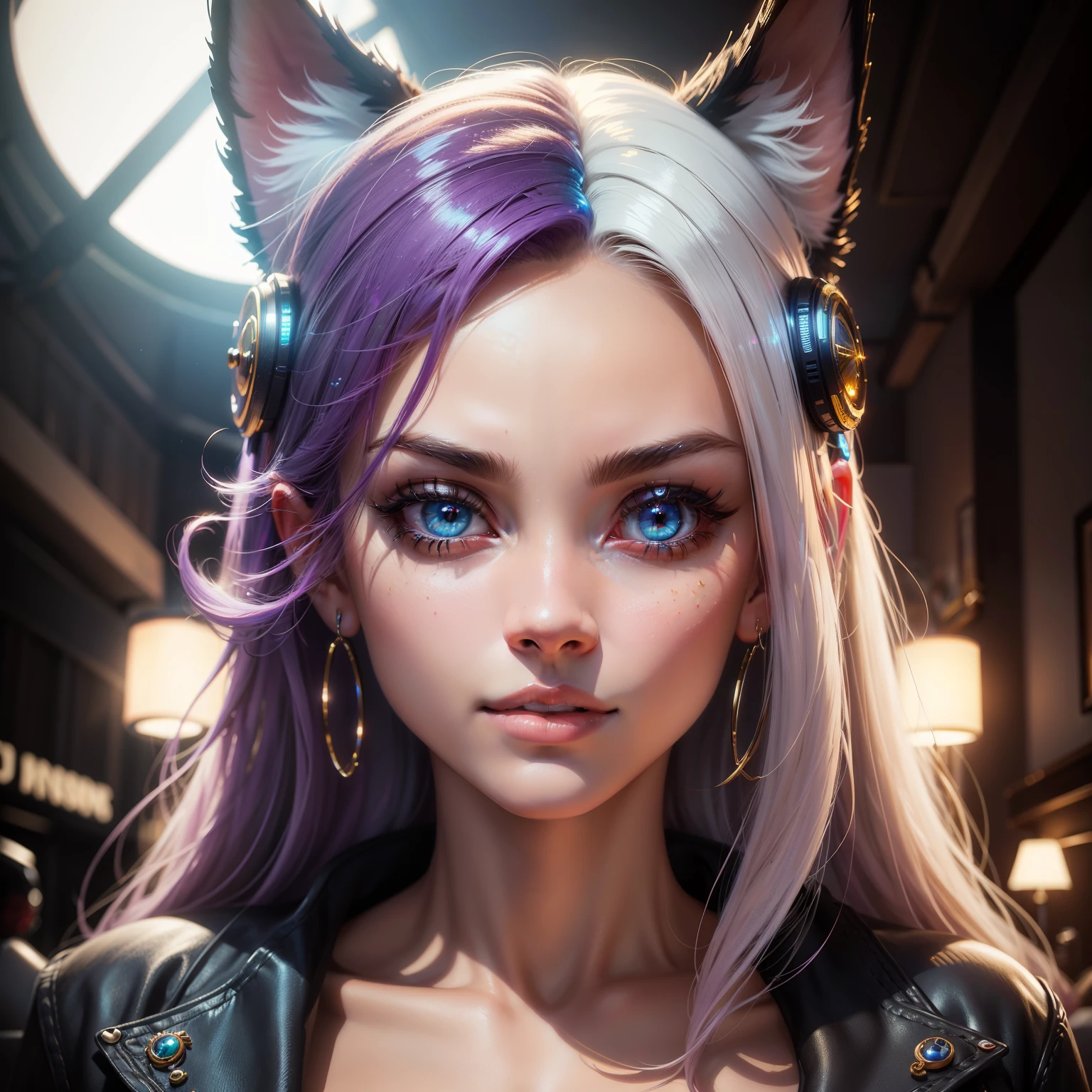 Black hair, Striped hair, multicolored hair, Colored inner hair, Blonde hair, whaite hair, Silver hair, White hair, Silver hair, Brown hair, Light brown hair, Purple hair, Black hair, Red hair, Blue hair, Dark blue hair, Halo, Mini top hat, tokin hat, beret, Hood, Nurse hat, Moles under eyes, Heart-shaped pupils, Rolling eyes, Animal ears, Fox ears, Makeup, food on face, surrealism, surrealism, Color field painting, art-deco, Rococo style, High detail, Blind box toy style, Cubist futurism, conceptual art, futurism, Social realism, Chiaroscuro, Depth of field, Cinematic lighting, Chiaroscuro, Motion blur, color difference, Sparkle, Border, afterimage, framed, outside border, angle of view, Lens flare, Lens flare, 8K, Super detail, retinas, hyper HD, Masterpiece, ccurate, Anatomically correct, Textured skin, Super detail, High details, High quality, Award-Awarded, Best quality，Hands naturally droop