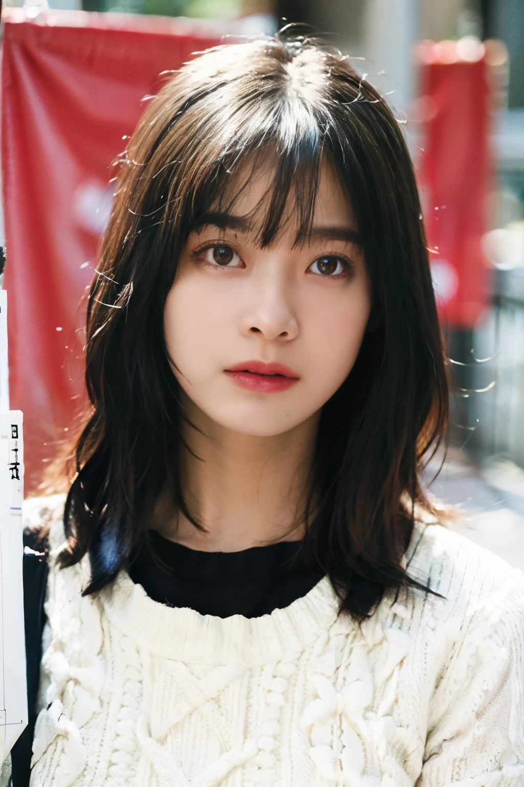 RAW photos,best quality),(lifelike,照片lifelike:1.3),best quality,Highly detailed,masterpiece,Super detailed,illustration,1 girl,upper_body,dynamic angle,World Mastery Theatre,messy_long_hair,best quality,Extremely detailed CG unified 8k wallpaper,,amazing,light,lens_flare,dunhuang_style,real person