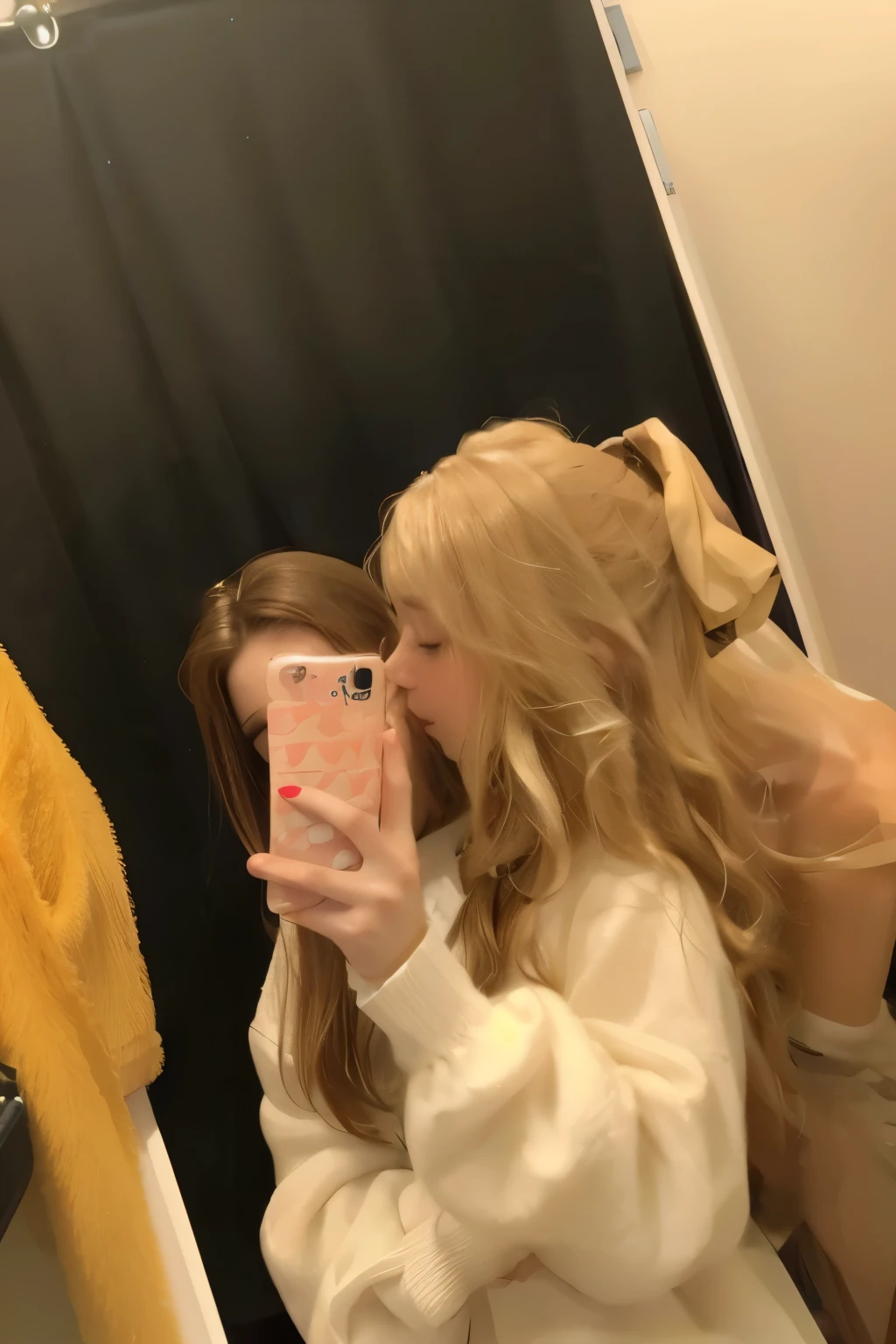 there is a woman sacar una foto of herself in the mirror, mirror autofoto, iphone autofoto, taking a autofoto, in love autofoto, 📷 ausencia y rumpleteazer, taking autofotos, autofoto, sacar una foto, por Emma Andijewska, 🤬 🤮 💕 🎀, Photoshoot, imagen de muy muy baja calidad, foto de perfil