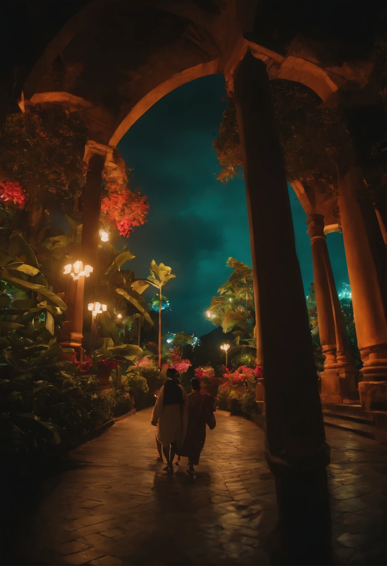 Seorang laki laki lagi duduk di taman sambil ngerokok pake jaket switer di dadanya ada nama Erick tarakanalada