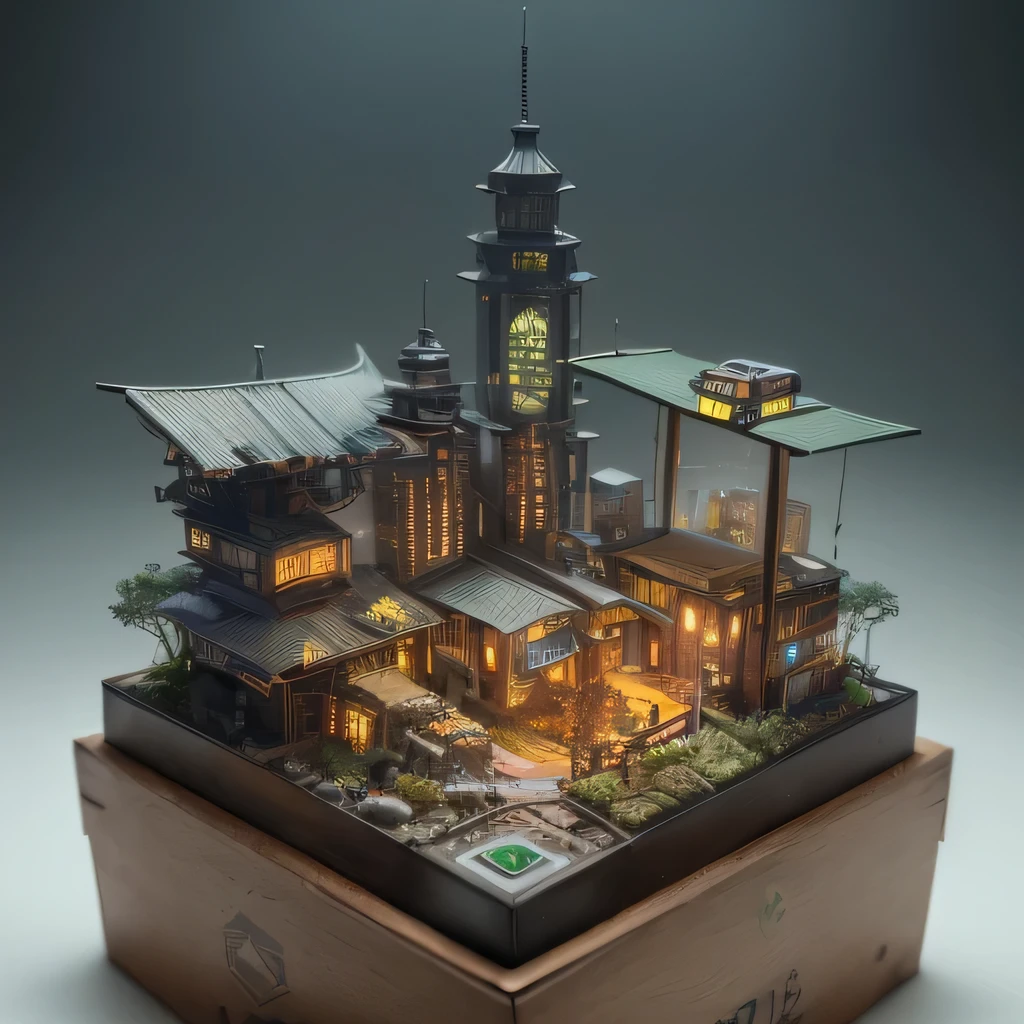 6558年Lunar soil realistic model, (bifurcation, original photo, best quality, masterpiece:1.4),SteampunkCyberpunk6820 City,(CyberpunkLunar soil light:1.3), Lunar soil (related to land),(in a small nature box:1.3),Isometric, small nature, landscape on foundation,landscape,
