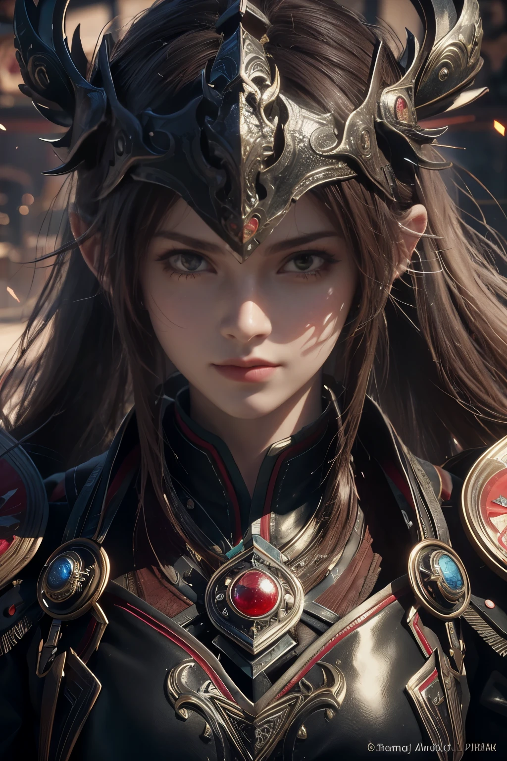 Game art，The best picture quality，Highest resolution，8K，(A bust photograph)，(Portrait)，(Head close-up:1.5)，(Rule of thirds)，Unreal Engine 5 rendering works， (The Girl of the Future)，(Female Warrior)， 
20岁少女，((Hunter))，An eye rich in detail，(Big breasts)，优雅高贵，冷漠，勇敢的，
（Medieval-style fur combat clothing，Glowing magic lines，Fur clothing with rich details），Medieval Lady Knight，Medieval ranger，
拍照姿势，简单背景，Movie lights，Ray tracing，Game CG，((3D Unreal Engine))，oc渲染反射纹