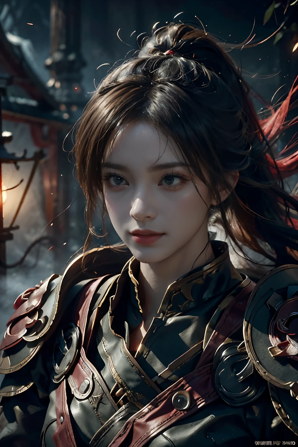 Game art，The best picture quality，Highest resolution，8K，(A bust photograph)，(Portrait)，(Head close-up:1.5)，(Rule of thirds)，Unreal Engine 5 rendering works， (The Girl of the Future)，(Female Warrior)， 
20岁少女，((Hunter))，An eye rich in detail，(Big breasts)，优雅高贵，冷漠，勇敢的，
（Medieval-style fur combat clothing，Glowing magic lines，Fur clothing with rich details），Medieval Lady Knight，Medieval ranger，
拍照姿势，简单背景，Movie lights，Ray tracing，Game CG，((3D Unreal Engine))，oc渲染反射纹