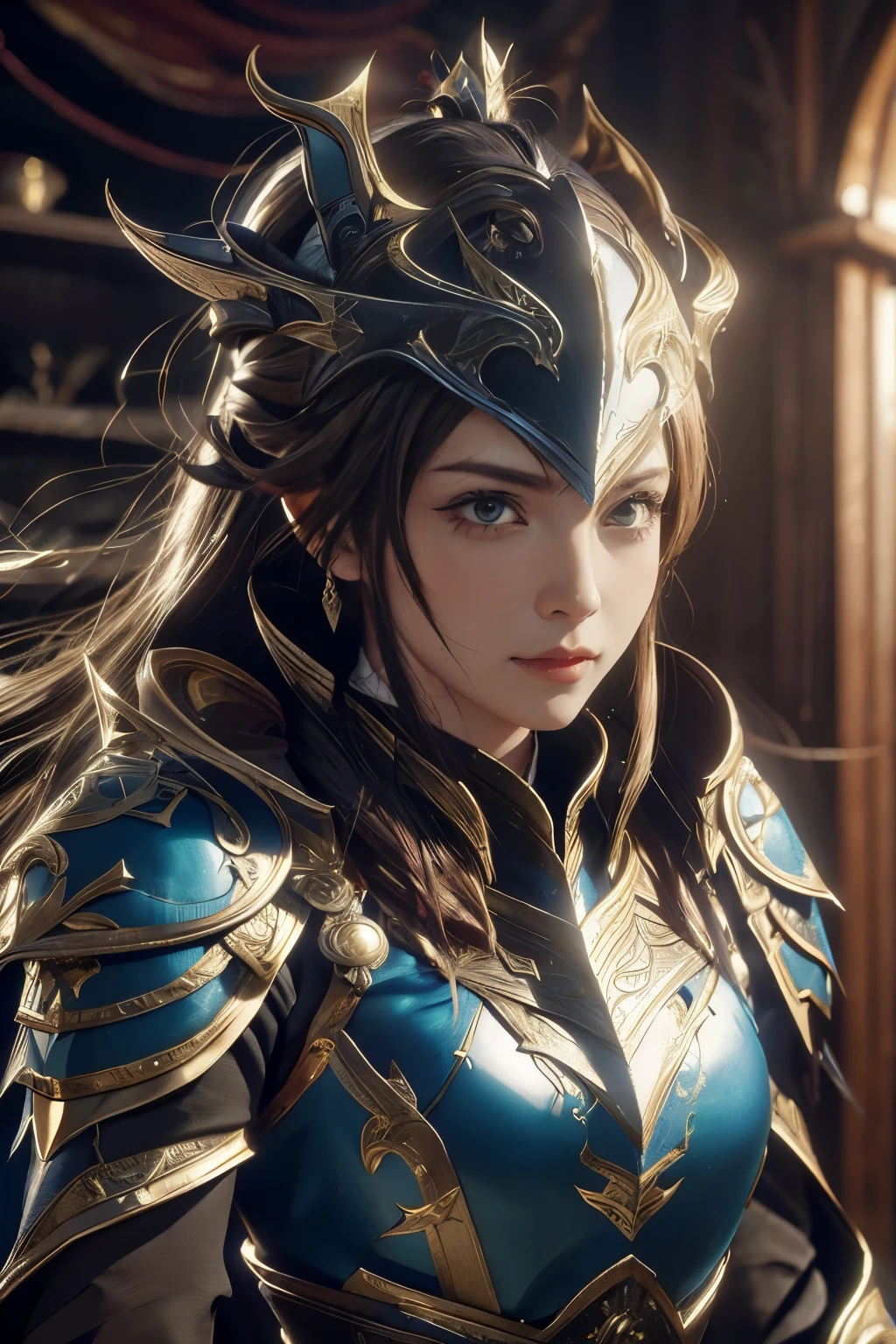 Game art,The best picture quality,Highest resolution,8K,(A bust photograph),(Portrait),(Head close-up:1.5),(Rule of thirds),Unreal Engine 5 rendering works, (The Girl of the Future),(Female Warrior),
20岁少女,((Hunter)),An eye rich in detail,(Big breasts),优雅高贵,冷漠,勇敢的,
(Medieval-style fur combat clothing,Glowing magic lines,Fur clothing with rich details),Medieval Lady Knight,Medieval ranger,
拍照姿势,简单背景,Movie lights,Ray tracing,Game CG,((3D Unreal Engine)),oc渲染反射纹