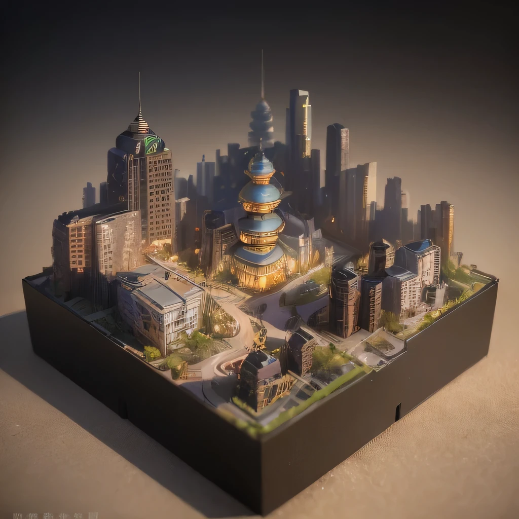 6558年Lunar soil realistic model, (bifurcation, original photo, best quality, masterpiece:1.4),SteampunkCyberpunk6820 City,(CyberpunkLunar soil light:1.3), Lunar soil (related to land),(in a small nature box:1.3),Isometric, small nature, landscape on foundation,landscape,