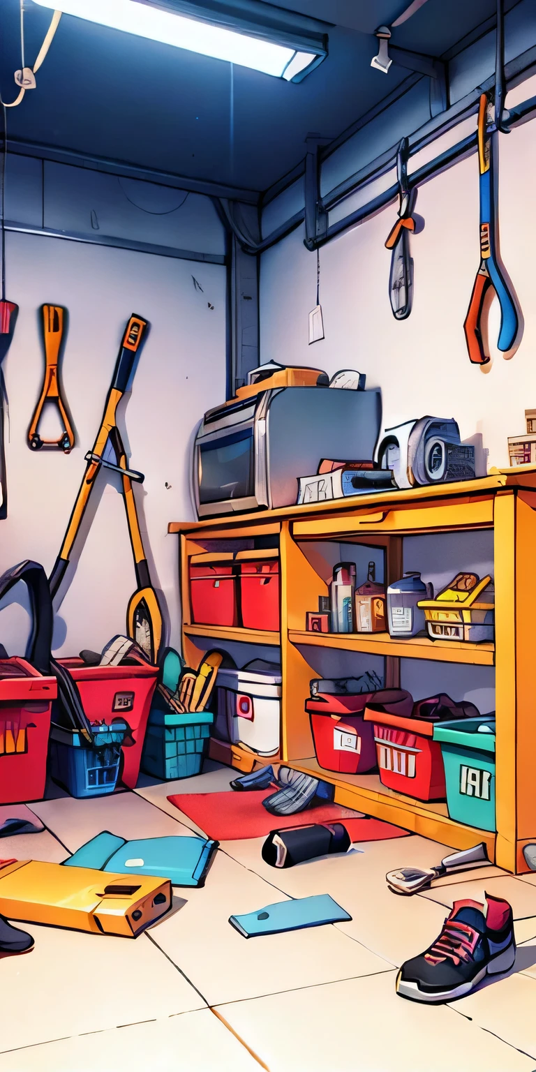 maintenance shop、There are many tools available
 