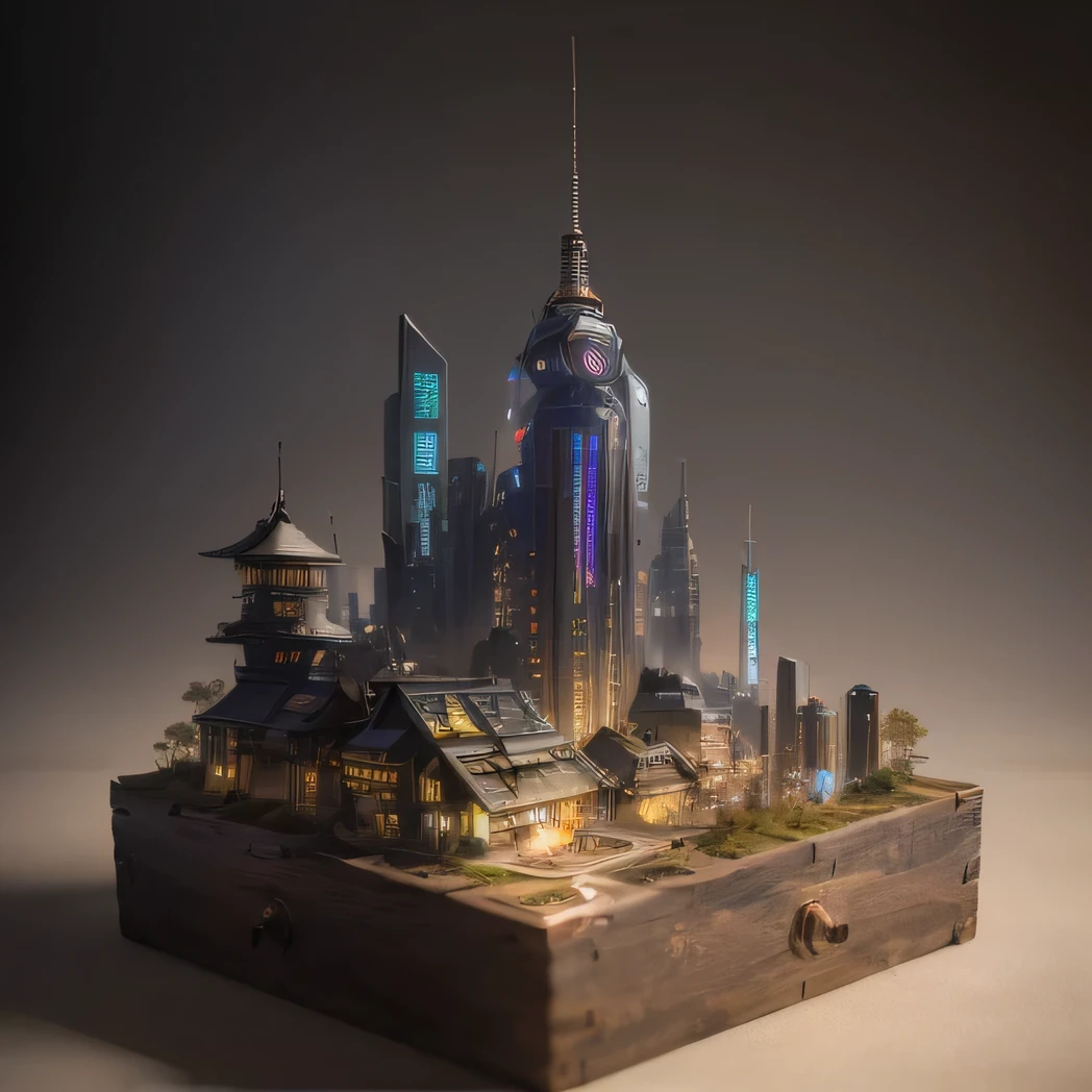 6558年Lunar soil realistic model, (bifurcation, original photo, best quality, masterpiece:1.4),SteampunkCyberpunk6820 City,(CyberpunkLunar soil light:1.3), Lunar soil (related to land),(in a small nature box:1.3),Isometric, small nature, landscape on foundation,landscape,