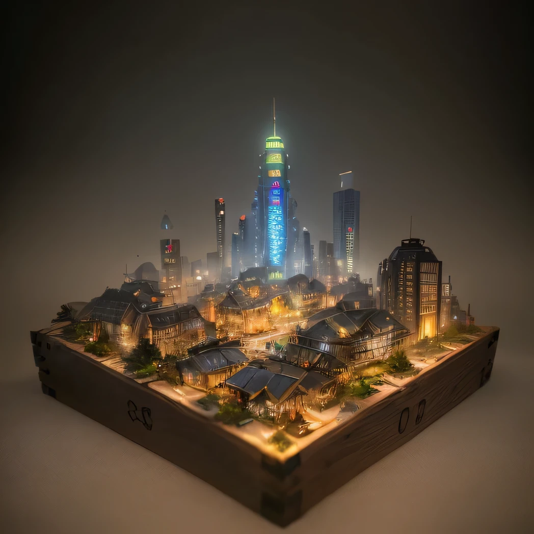 6558年Lunar soil realistic model, (bifurcation, original photo, best quality, masterpiece:1.4),SteampunkCyberpunk6820 City,(CyberpunkLunar soil light:1.3), Lunar soil (related to land),(in a small nature box:1.3),Isometric, small nature, landscape on foundation,landscape,