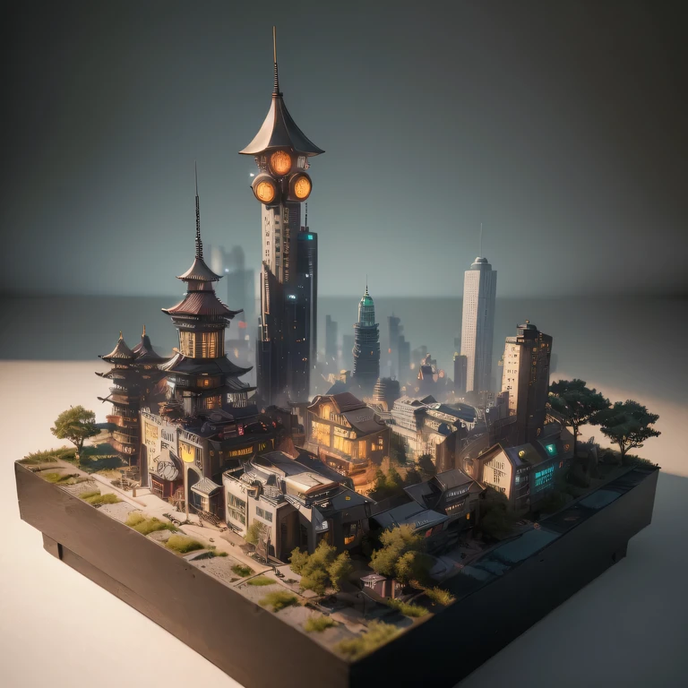 6558年Lunar soil realistic model, (bifurcation, original photo, best quality, masterpiece:1.4),SteampunkCyberpunk6820 City,(CyberpunkLunar soil light:1.3), Lunar soil (related to land),(in a small nature box:1.3),Isometric, small nature, landscape on foundation,landscape,