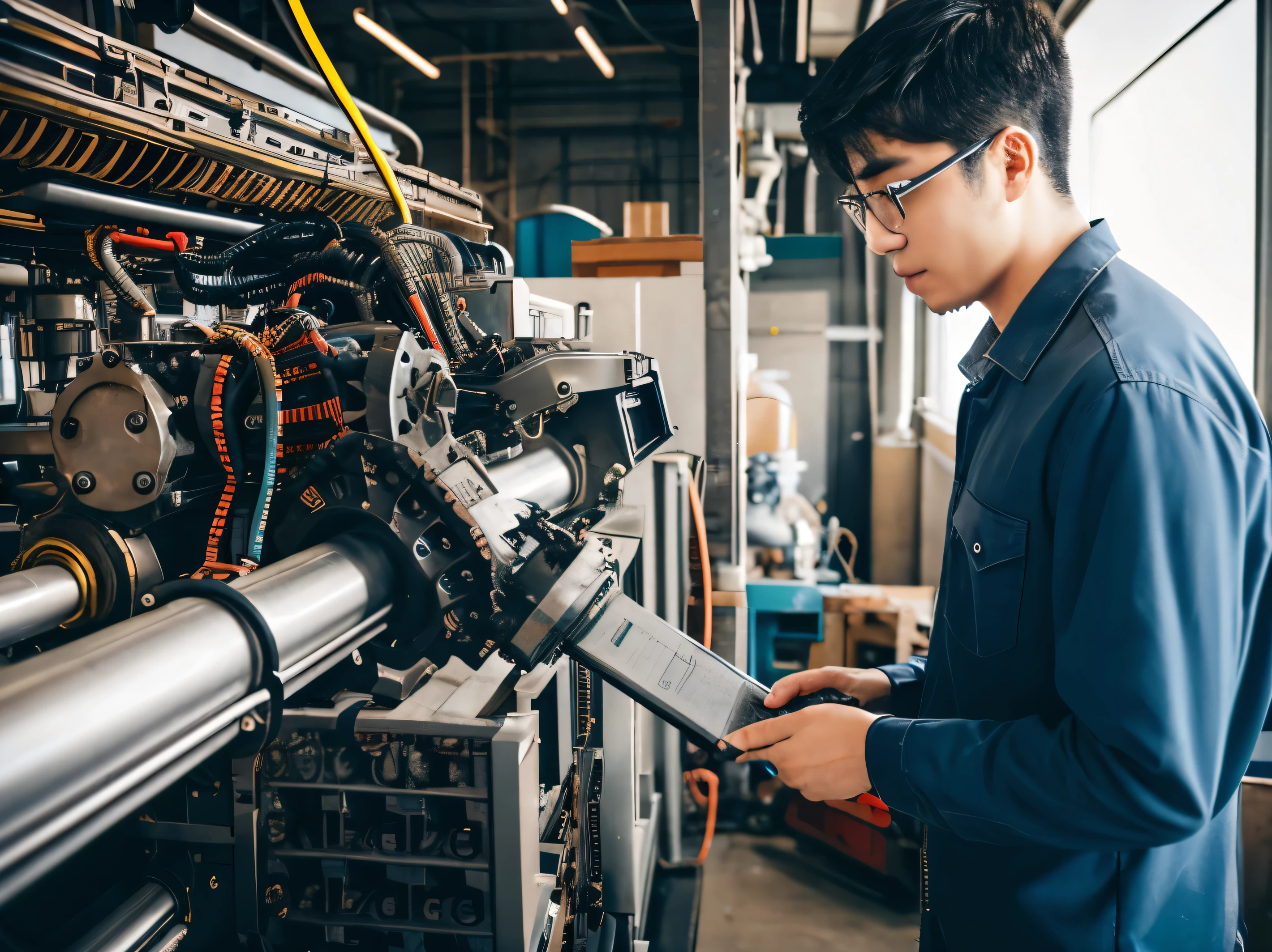 Mechanical engineer man