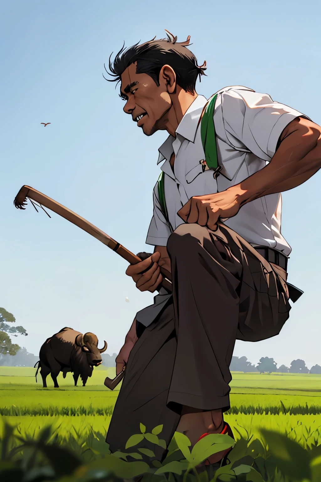 Jokowi farmer slaughters rebuffalo