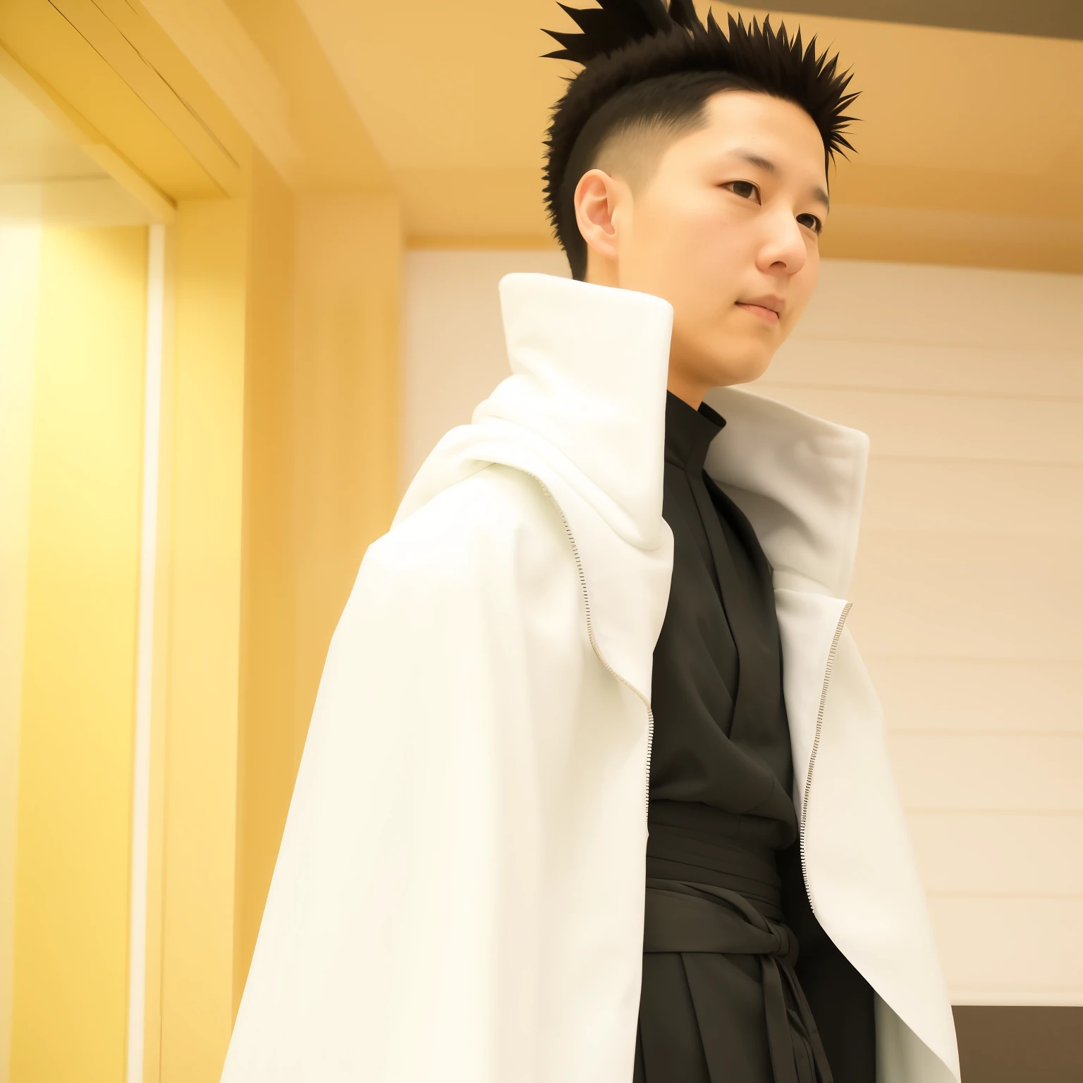 Shikamaru Nara, cosplay, white cloak, 