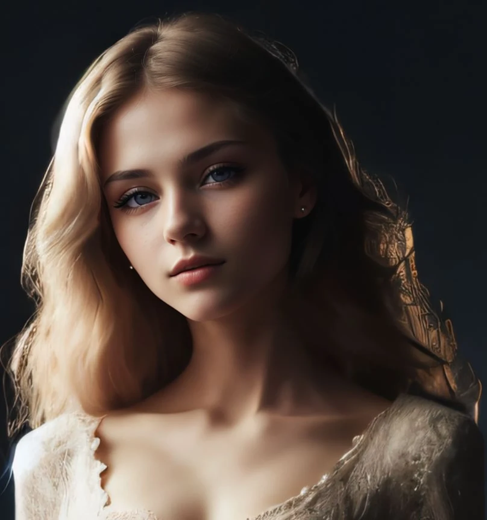 photo of a young Russian woman, beauty, tall detailed irises, natural skin texture, masterpiece