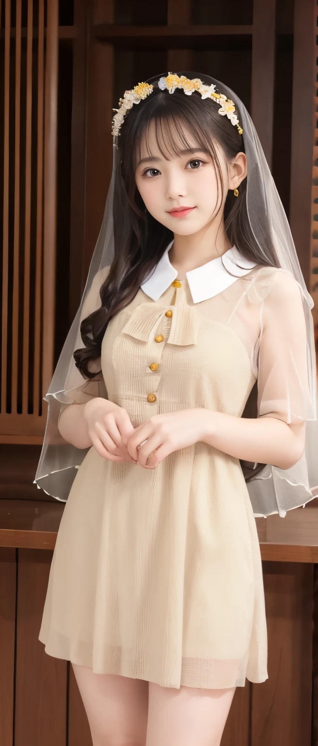 Honey-covered priest idol、whole body、good style、、、、、Honey-covered priest mini dress、honey veil