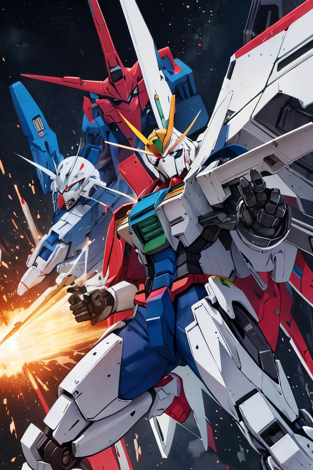 spider man, robotic suit, estilo gundam rx-78, com espadas lazer, mecha, gundam wing, games, gumpla, Japan, homem aranha