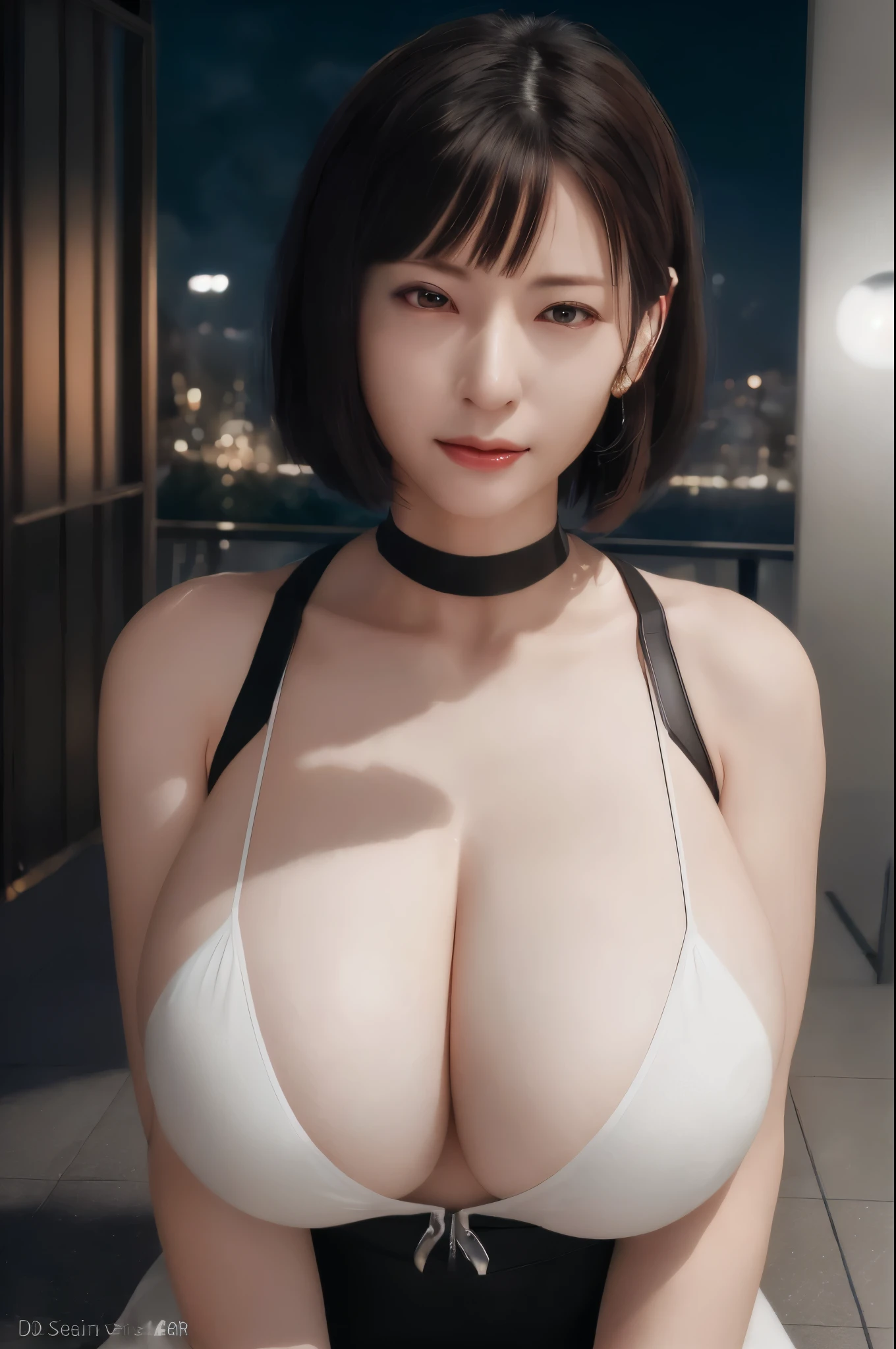  (masterpiece:1.3), (High resolution:1.1), Detailed beautiful face, Detailed beautiful, (huge breasts, gigantic breasts:1.4  a close up of a woman in a white bra top posing for a picture, oppai cyberpunk, oppai, [ 4 k photorealism ]!!, photorealistic perfect body, [ 4 k photorealism ]!!!, hyper realistic anime, biomechanical oppai, japanese goddess, asian hyperdetailed, ultra realistic picture, 8 k sensual lighting, 3 d anime realistic
