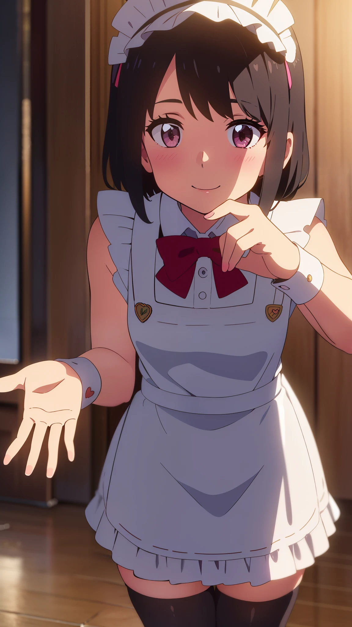 source_anime, score_9, score_8_up, solo, <lora:steinsgate_urushibara_ponyXL:1> urushibara ruka, skull hair ornament, hairclip, white dress, cowboy shot, smile, blush, pov, pov headpat
