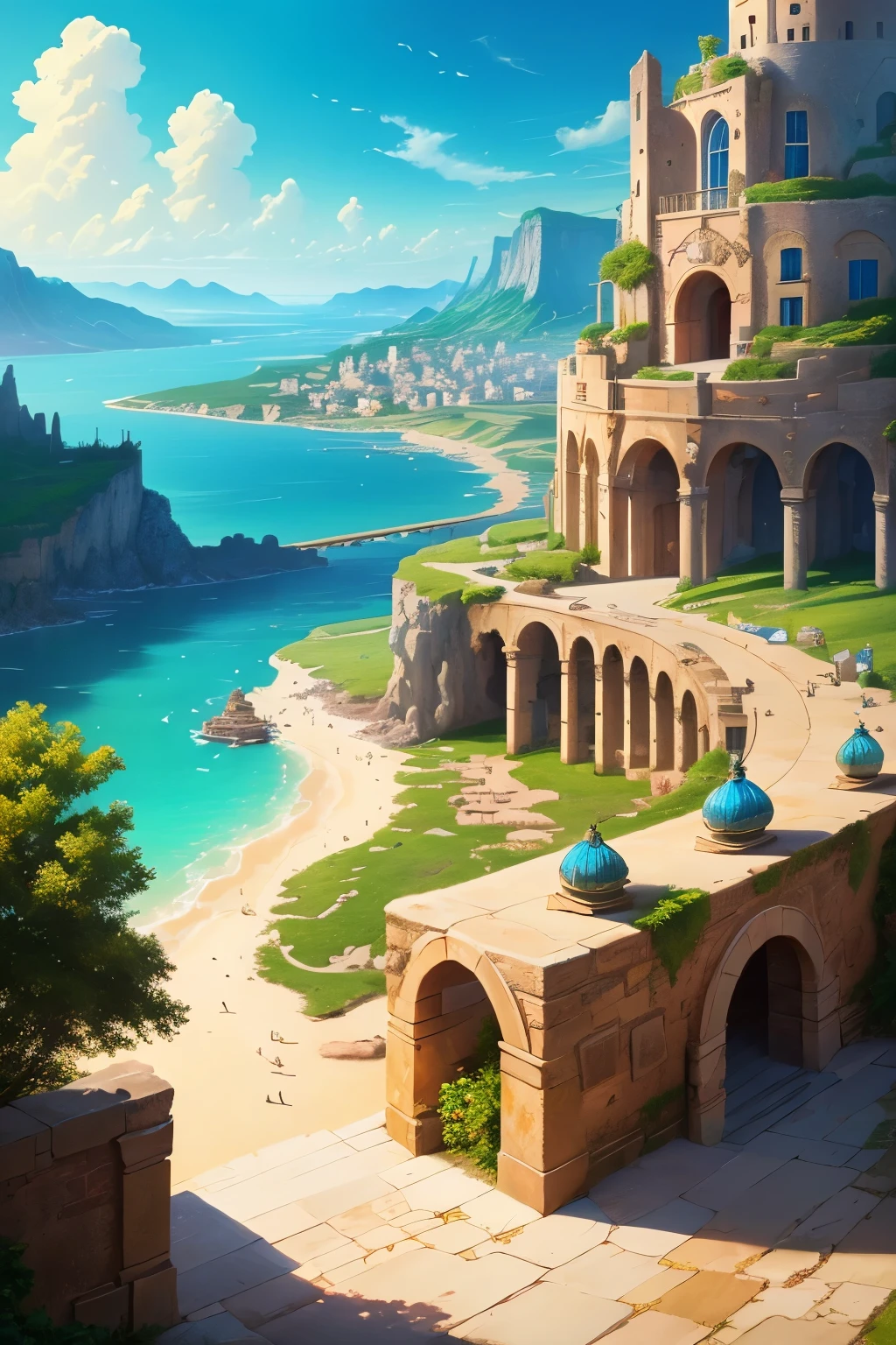 ((best quality)), ((masterpiece)), (detailed),
city of Atlantis