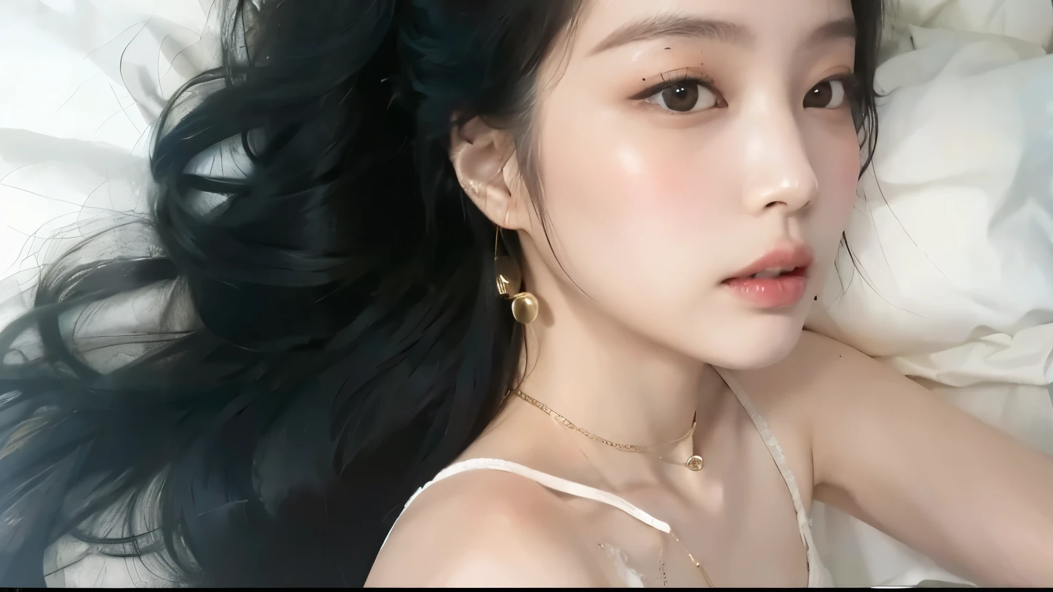 um close de uma mulher com cabelos longos e um casaco de pele, Jinyoung Canela, Bae Suzy, Mulher sul-coreana bonita, Heonhwa Choe, Jaeyeon Nam, linda mulher coreana jovem, mulher coreana jovem bonita, TaeJune Kim, menina coreana, Gongbi, Ulzzang, Mulher coreana, Xision Wu, Sha Xi, Sakimichan