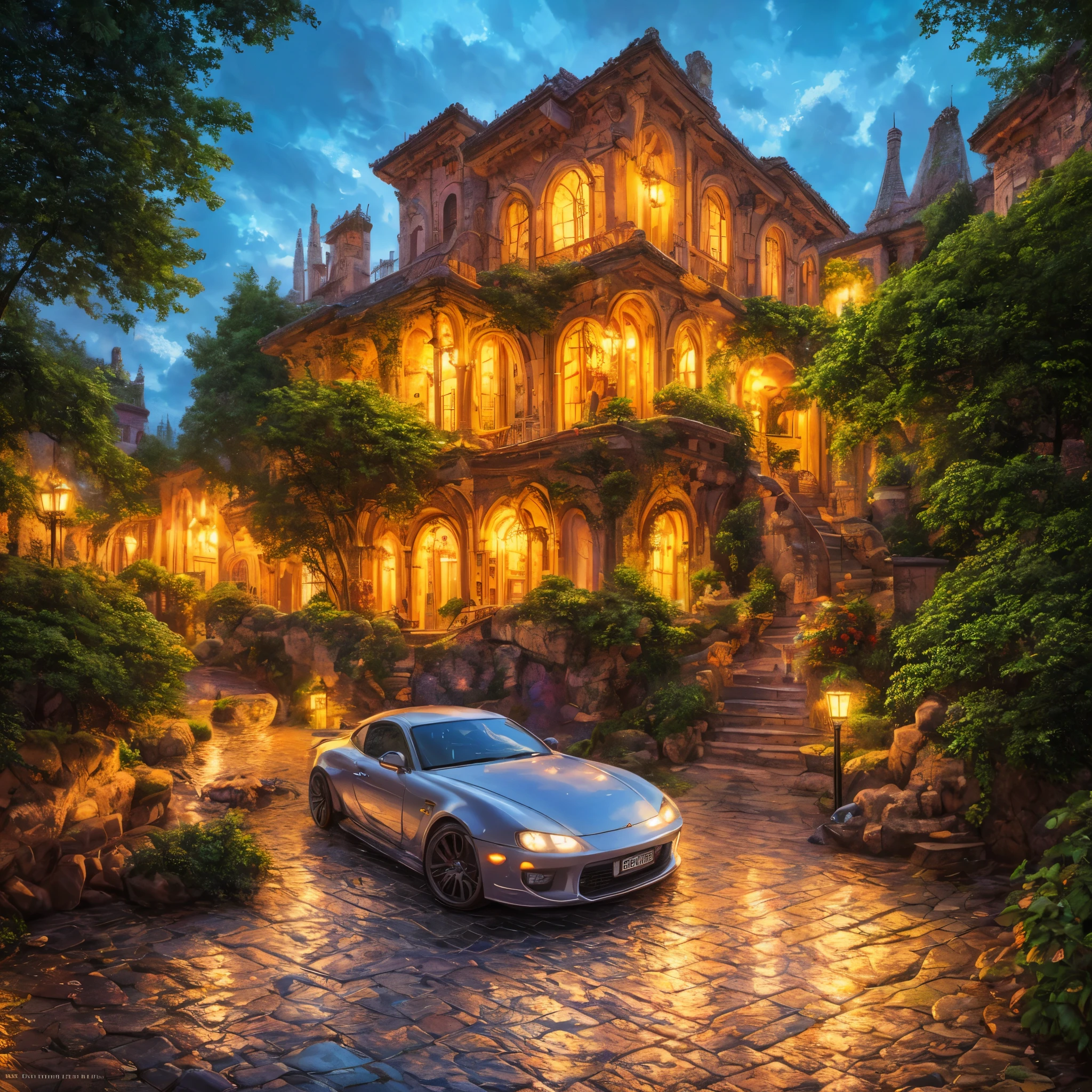 (best quality,4k,8k,highres,masterpiece:1.2),ultra-detailed,(realistic,photorealistic,photo-realistic:1.37),HDR,UHD,studio lighting,ultra-fine painting,sharp focus,physically-based rendering,extreme detail description,professional,vivid colors,bokeh,landscape,concept artists,warm color tone,soft sunlight,tranquil atmosphere
【画面主体】
A mesmerizing landscape bathed in the gentle glow of soft sunlight.
【材质】
A picturesque scene captured with ultra-fine painting techniques, rendering a highly realistic and detailed image.
【附加细节】
Whispering grass swaying smoothly in response to a gentle breeze. A tranquil pond reflects the surrounding scenery, its calm surface mirroring the beauty of the landscape. Towering trees, their branches swathed in foliage, offer shade and shelter. Delicate wildflowers bloom along the edge of the pond, creating a vibrant burst of colors. The distant mountains provide a magnificent backdrop, their peaks reaching towards the sky.
【图像质量】
The image boasts the best quality, with a resolution of 4k or even 8k. Every element in the scene is depicted in ultra-detailed precision, capturing even the smallest nuances. The overall tone is warm, enhanced by the use of high dynamic range (HDR) techniques. The lighting is carefully crafted, with the soft sunlight casting a beautiful glow across the scene. The result is a masterpiece of digital art, with studio-like lighting and vivid colors that bring the image to life.
【艺术风格】
The artwork adopts the concept artists' approach, combining elements of traditional landscape painting with a touch of contemporary flair. The composition is carefully crafted to create a sense of harmony and balance, inviting viewers into a serene and captivating world.
【色彩色调】
The color palette is dominated by warm hues, with shades of golden yellow, soft oranges, and earthy browns creating a soothing and inviting atmosphere. The colors blend seamlessly together, exuding a sense of tranquility.
【灯光】
The soft sunlight bathes the landscape in a warm and gentle glow, casting subtle shadows that add depth and dimension to the scene. The lighting accentuates the natural beauty of the surroundings, creating a serene and welcoming ambiance.