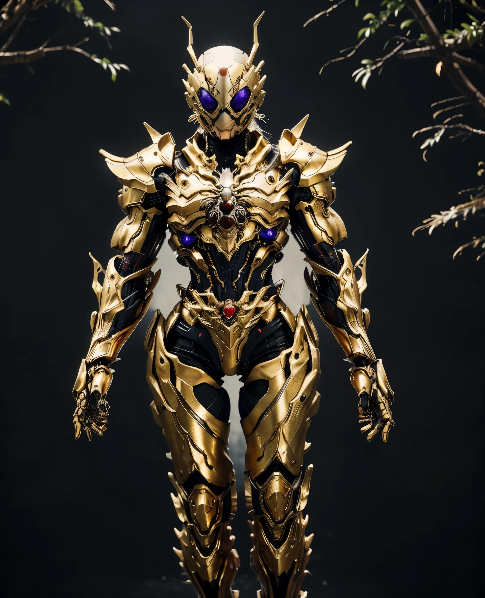 A woman adorned in fantasy-style full-body armor, a crown-concept fully enclosed helmet that unveils only her eyes, a composite layered chest plate, fully encompassing shoulder and hand guards, a lightweight waist armor, form-fitting shin guards, the overall design is heavy-duty yet flexible, (the armor gleams with a golden glow, complemented by red and blue accents), exhibiting a noble aura, she floats above a fantasy-surreal high-tech city, this character embodies a finely crafted fantasy-surreal style armored hero in anime style, exquisite and mature manga art style, (plasma, blood), ((Spider Concept Armor, Element, bio mecha, long legs, elegant, goddess, femminine:1.5)), metallic, high definition, best quality, highres, ultra-detailed, ultra-fine painting, extremely delicate, professional, anatomically correct, symmetrical face, extremely detailed eyes and face, high quality eyes, creativity, RAW photo, UHD, 32k, Natural light, cinematic lighting, masterpiece-anatomy-perfect, masterpiece:1.5