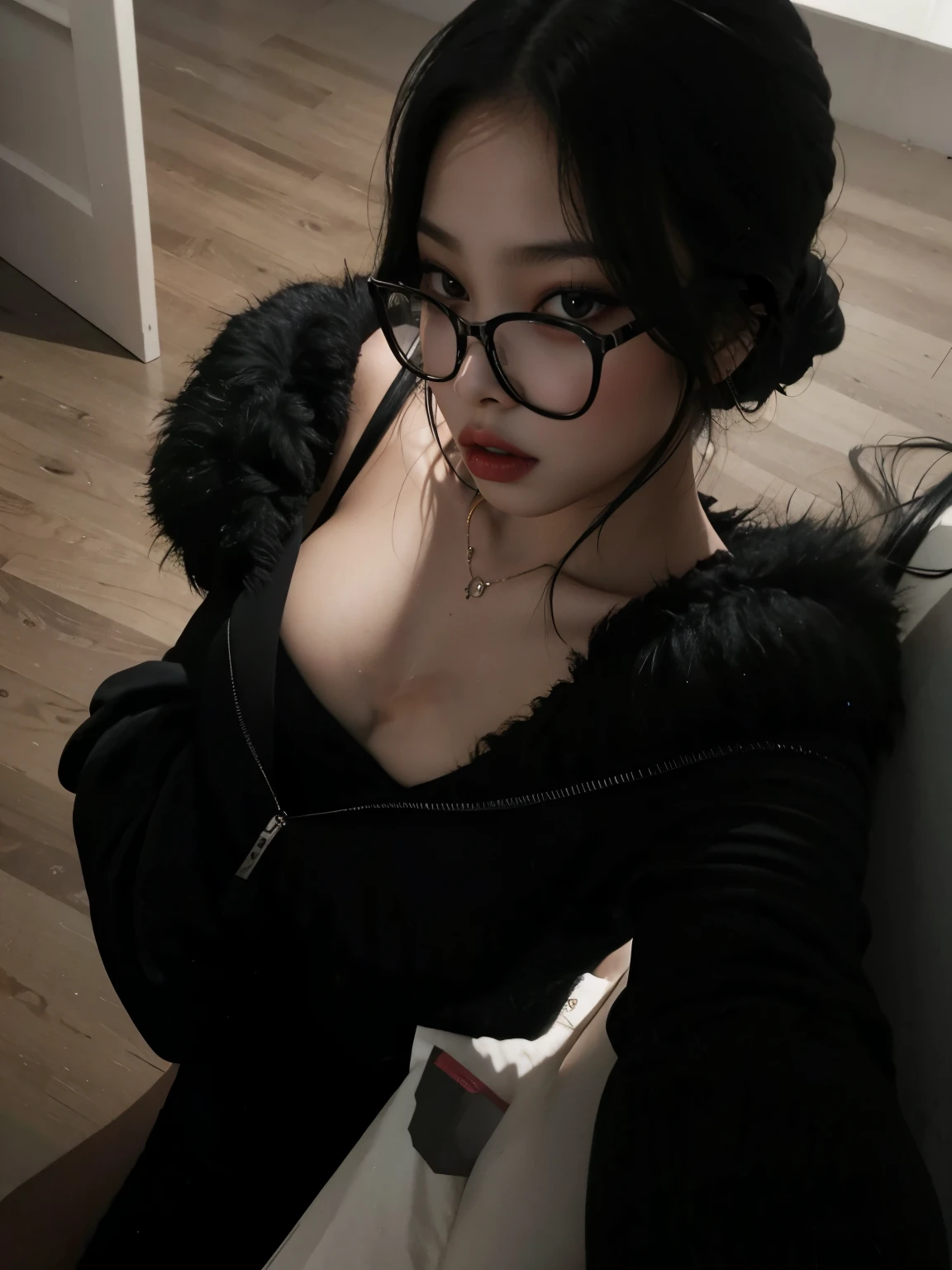 Jennie arafed com cabelo preto longo e um vestido preto, pale goth beauty, com cabelo preto liso, cabelo preto longo brilhante, com longos cabelos pretos, com longos cabelos escuros, female with long black hair, cabelos pretos e olhos grandes, 1 7 - - old h girl, cabelo preto liso, cabelos pretos longos e finos, com cabelos longos e olhos penetrantes, jennie blackpink